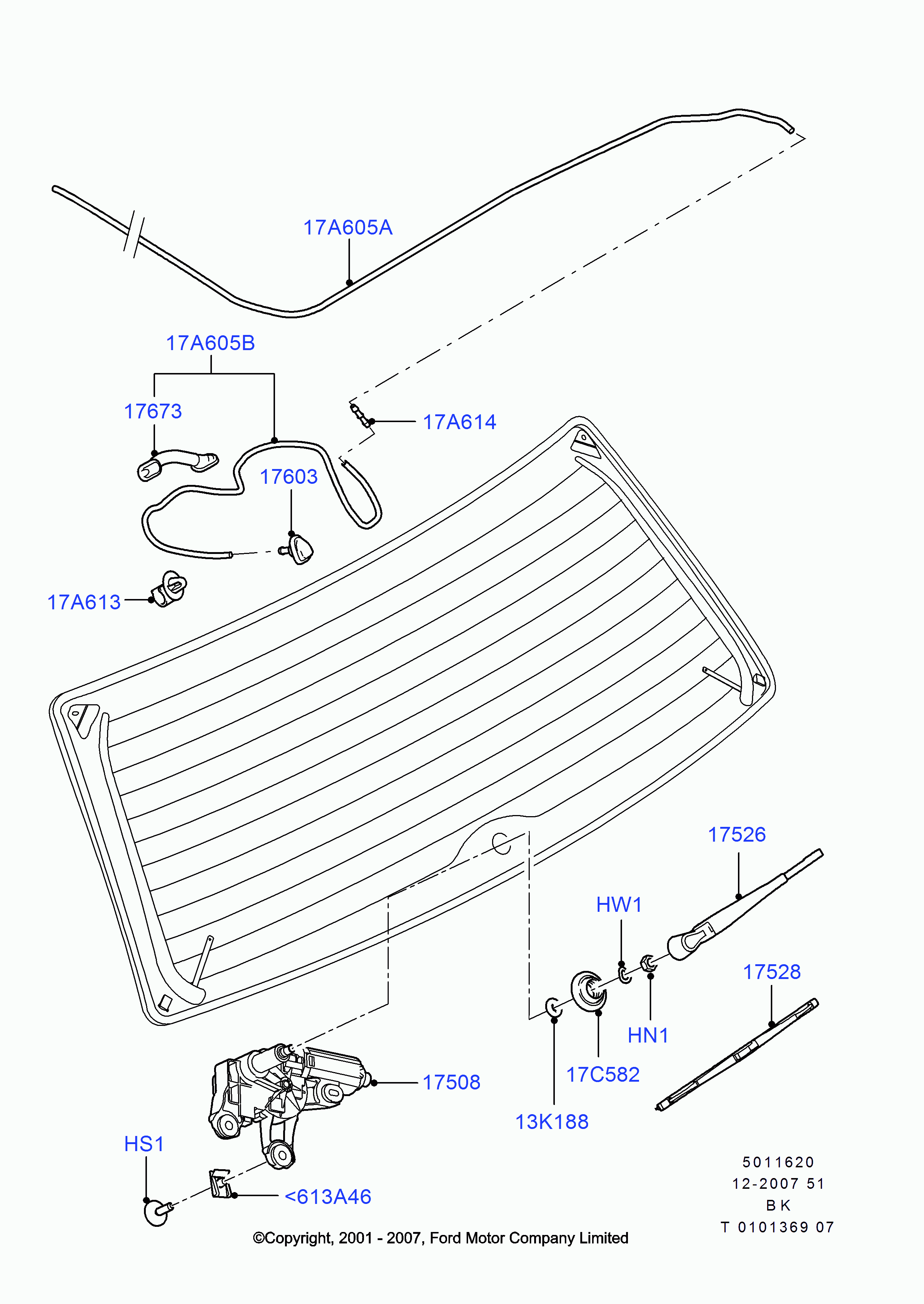 FORD 1713250 - Spazzola tergi autozon.pro