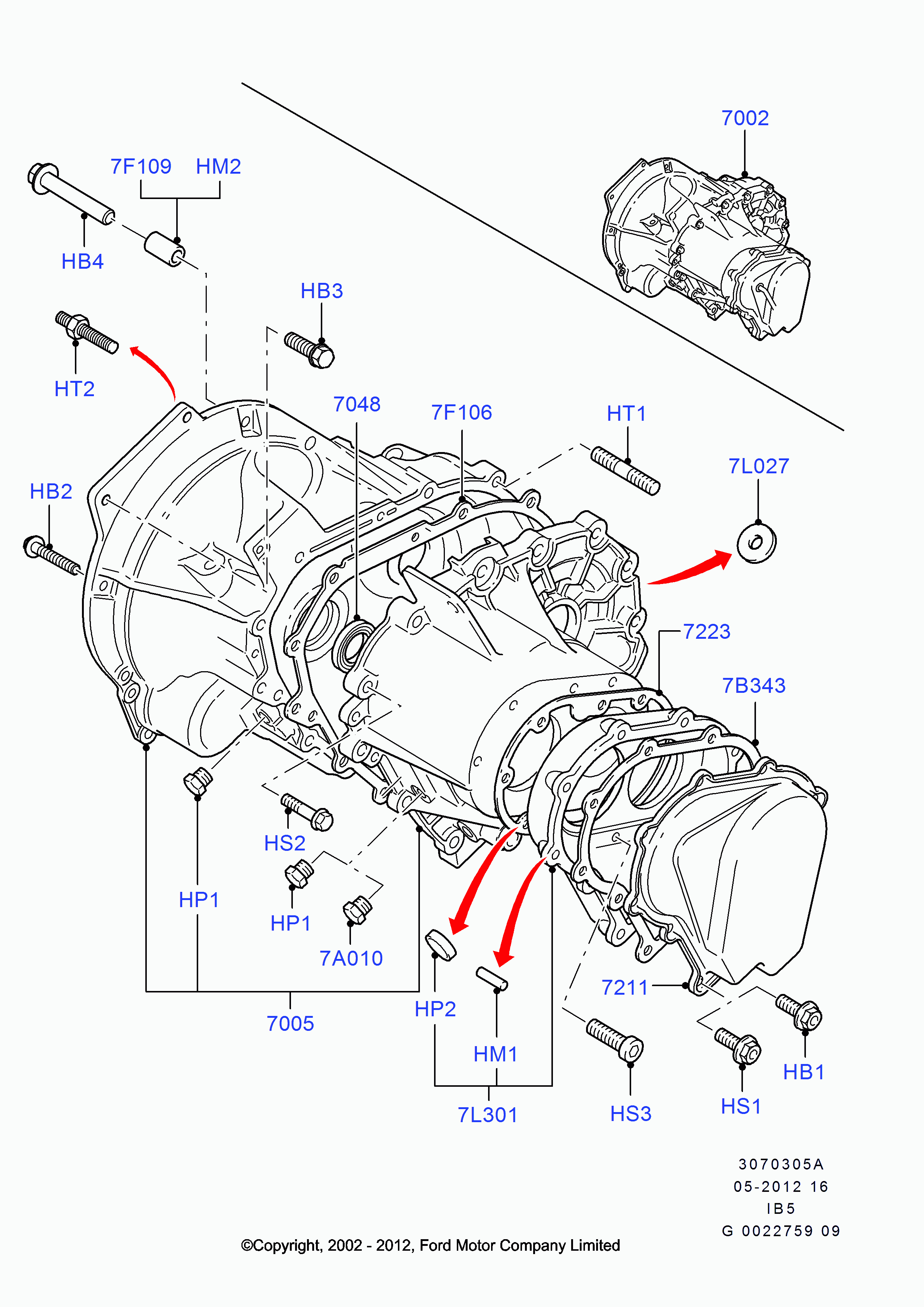 FORD 1473940 - Sensore, Temperatura gas scarico autozon.pro