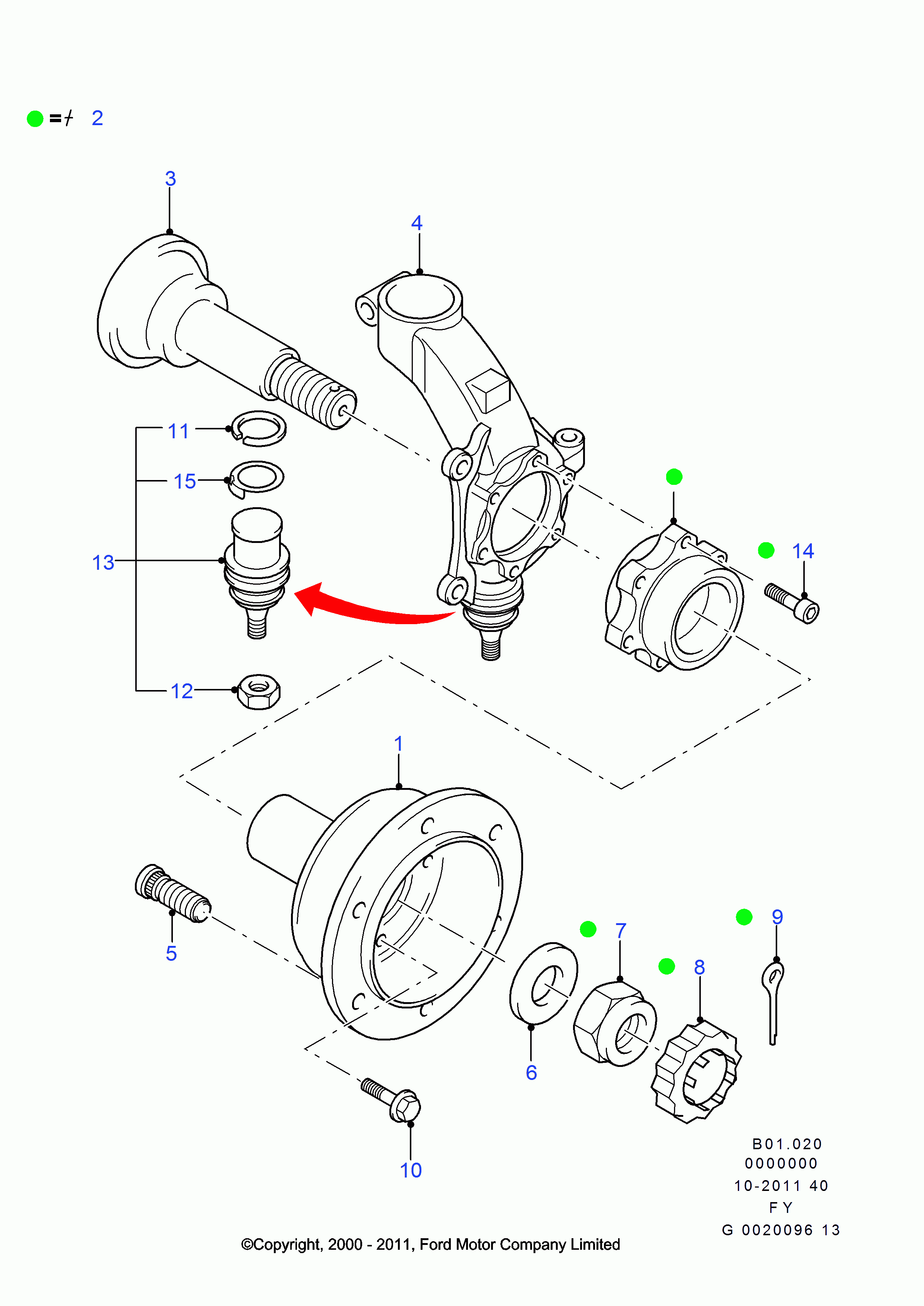 FORD 4078783 - Kit cuscinetto ruota autozon.pro