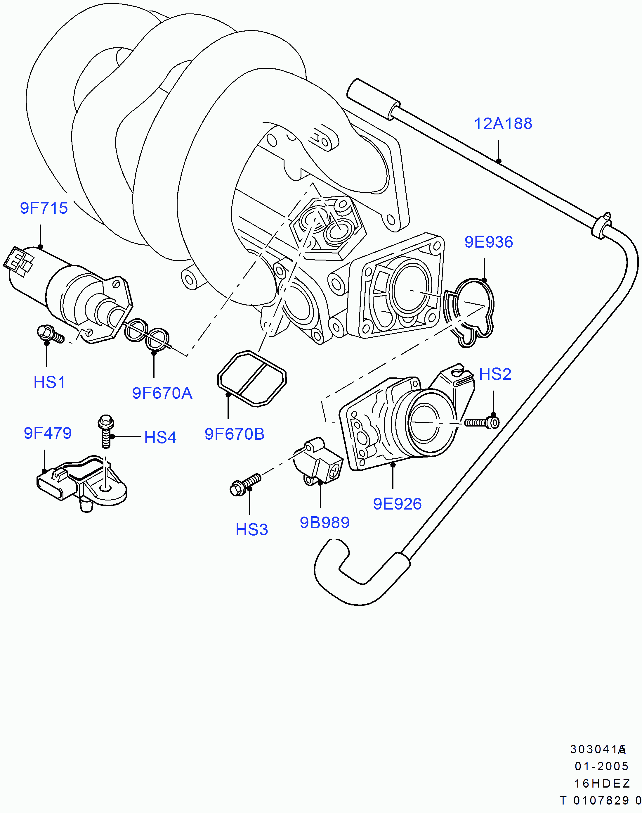 FORD 1879414 - Sensore, Pressione collettore d'aspirazione autozon.pro