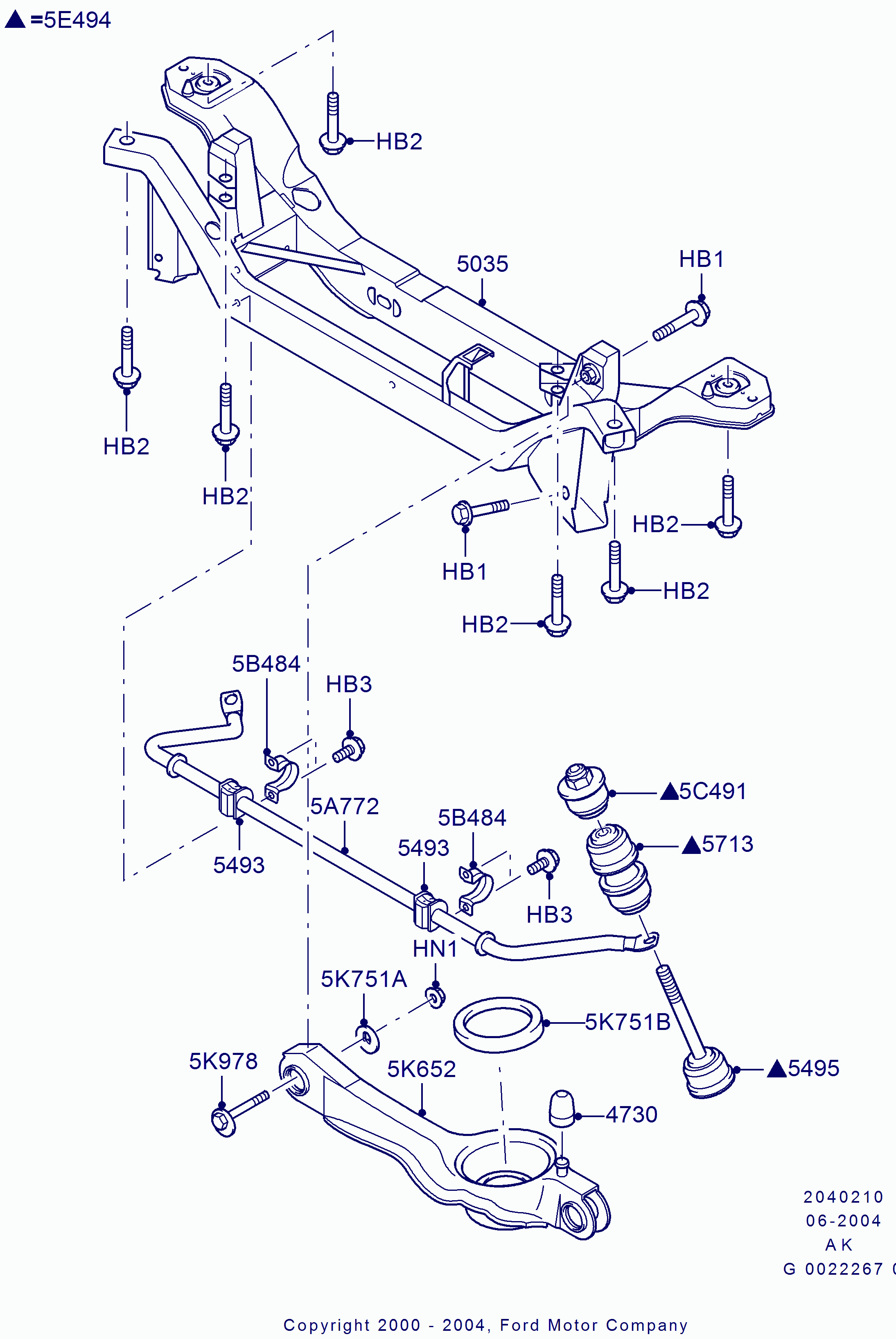 FORD 1061666 - Braccio oscillante, Sospensione ruota autozon.pro