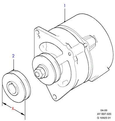 Opel 1406046 - Alternatore autozon.pro