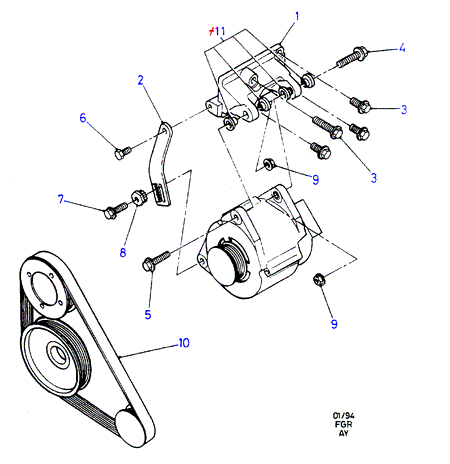 FORD 1011697 - Cinghia Poly-V autozon.pro