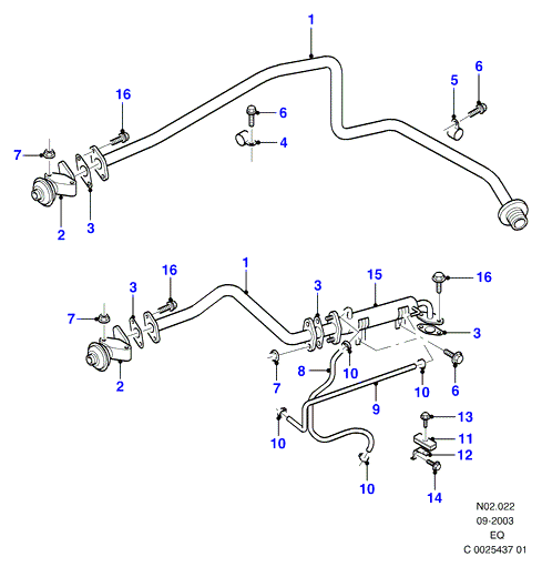 FORD 4401056 - Hose - Water autozon.pro