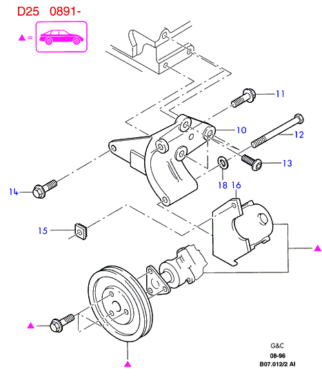 FORD 1040754 - Cinghia Poly-V autozon.pro