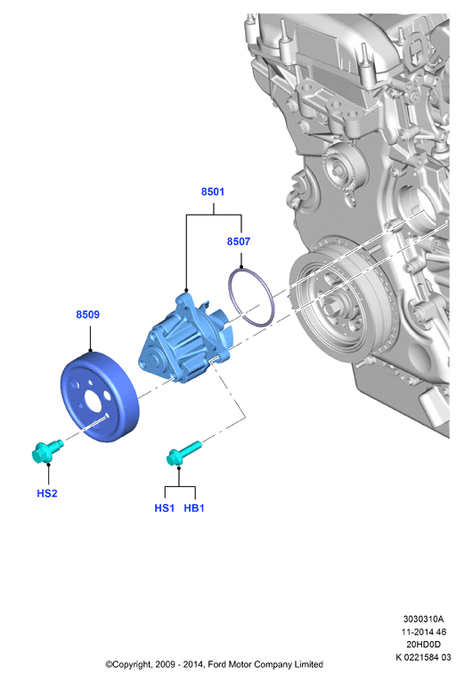 FORD 2026506 - Pompa acqua autozon.pro