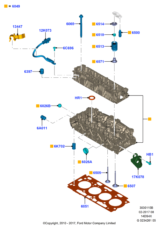 FORD 1487788 - Punteria autozon.pro