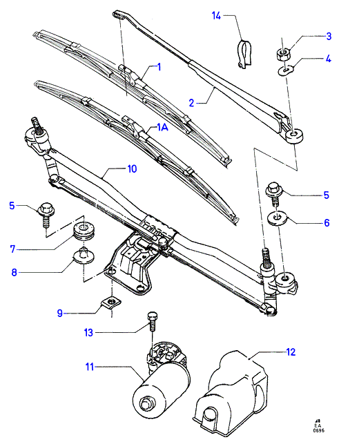 FORD 1714580 - Spazzola tergi autozon.pro