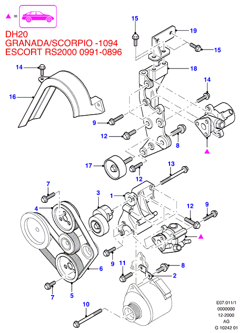 FORD 1033499 - Cinghia Poly-V autozon.pro