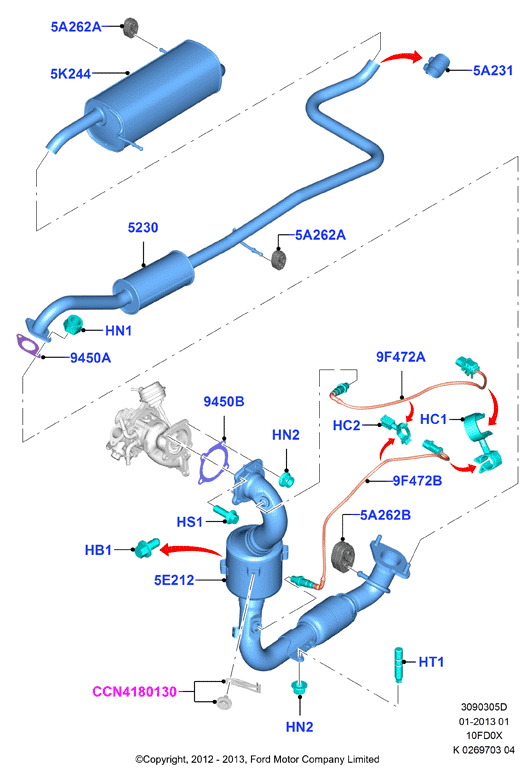 FORD 1773164 - Sonda lambda autozon.pro