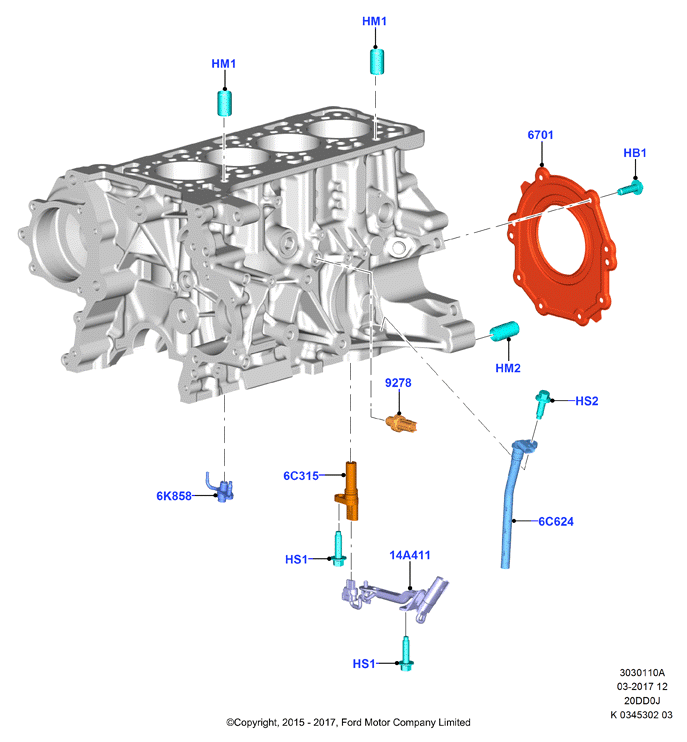 FORD 2011602 - Generatore di impulsi, Albero a gomiti autozon.pro