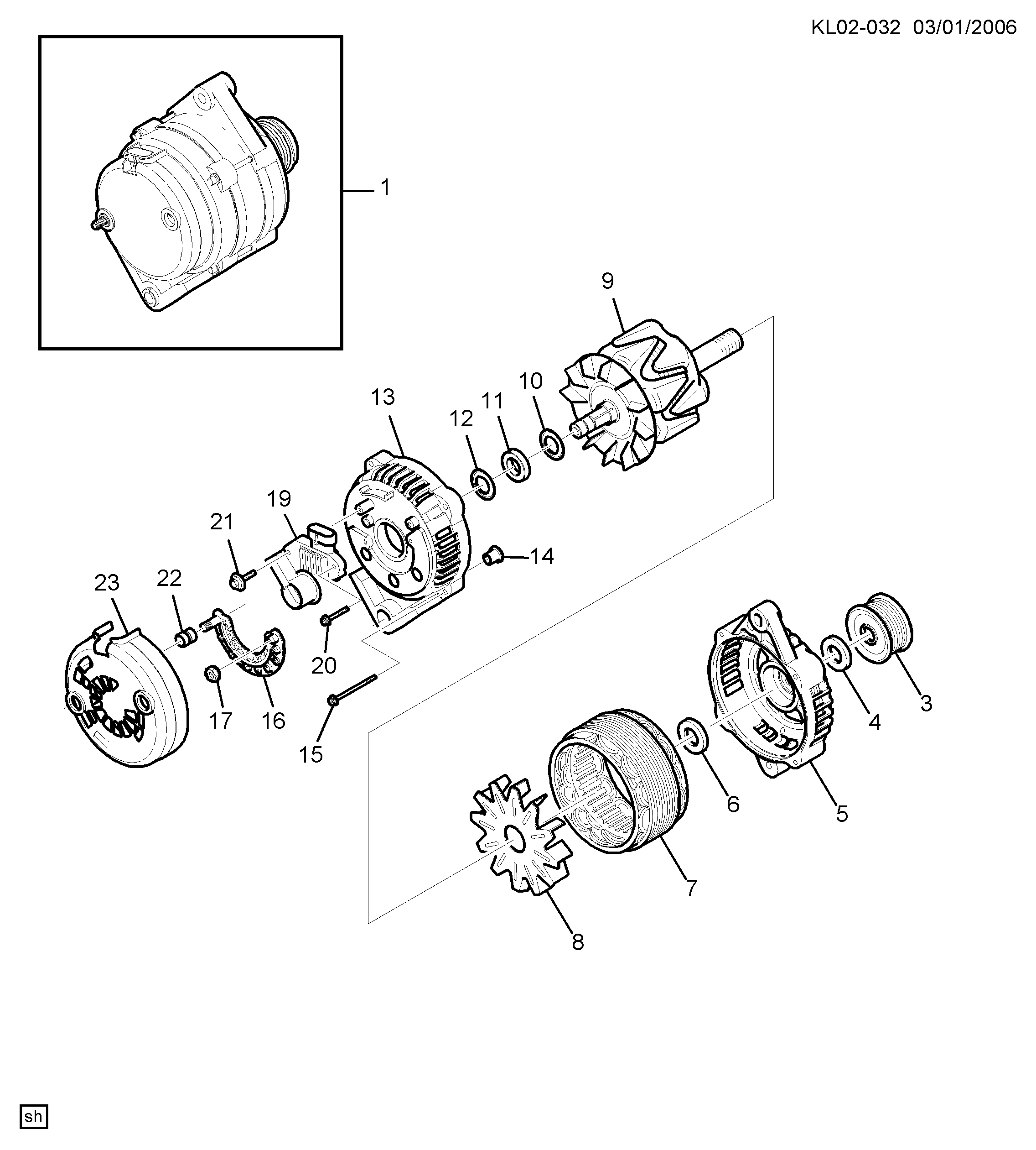 Vauxhall 93743440 - Puleggia cinghia, Alternatore autozon.pro