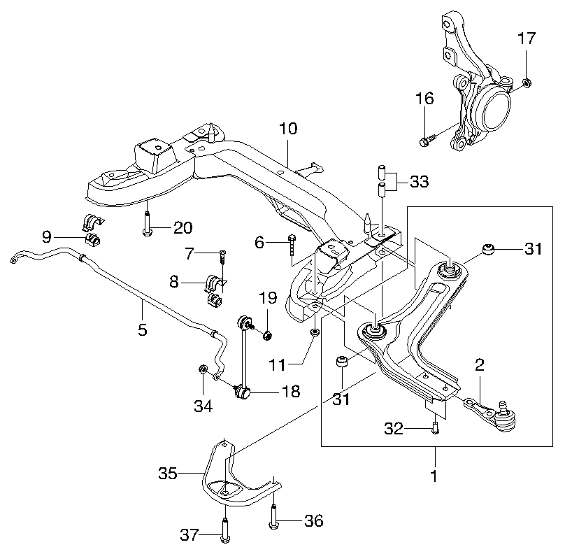 AUDI 96300627 - Asta / Puntone, Stabilizzatore autozon.pro