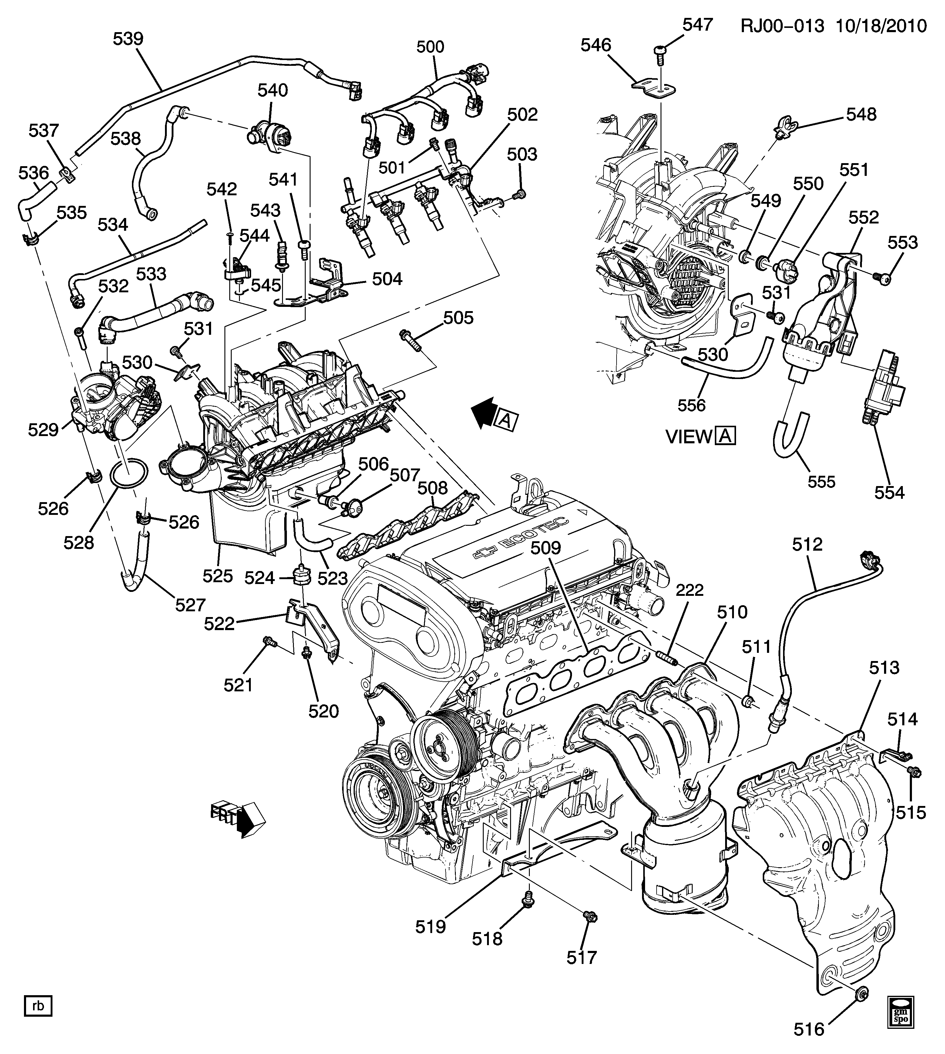 Chevrolet 55562205 - Sonda lambda autozon.pro