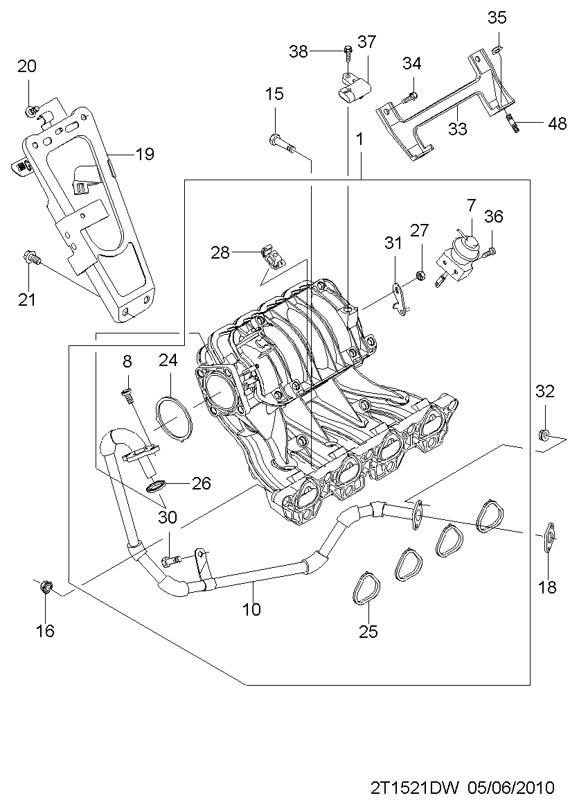 Chevrolet 96330547 - Sensore, Pressione alimentazione autozon.pro