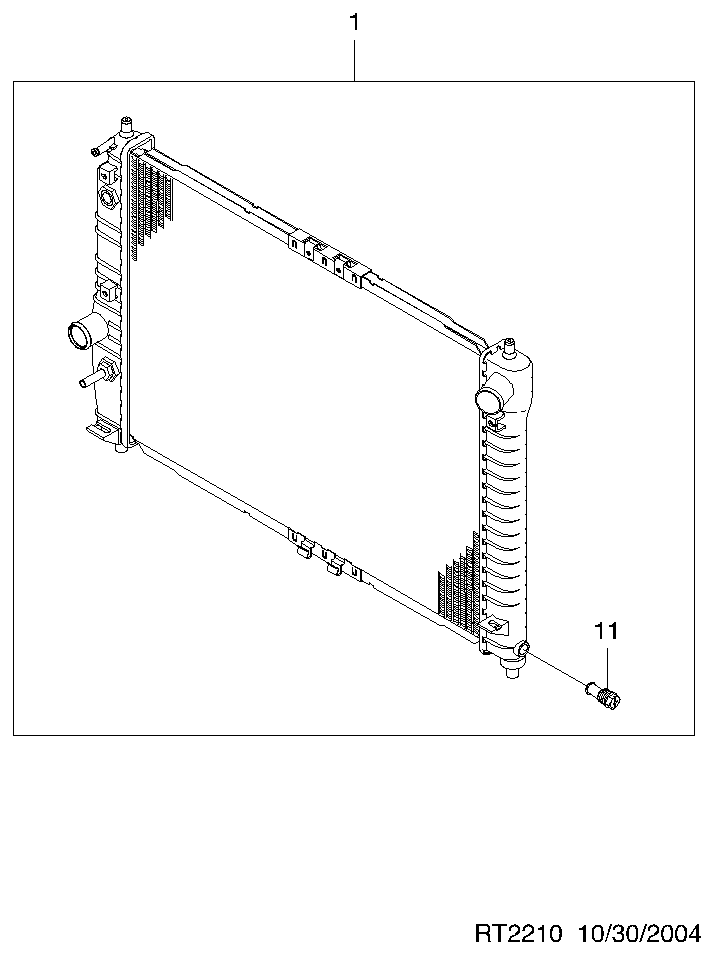 Volvo 96536523 - Radiatore, Raffreddamento motore autozon.pro