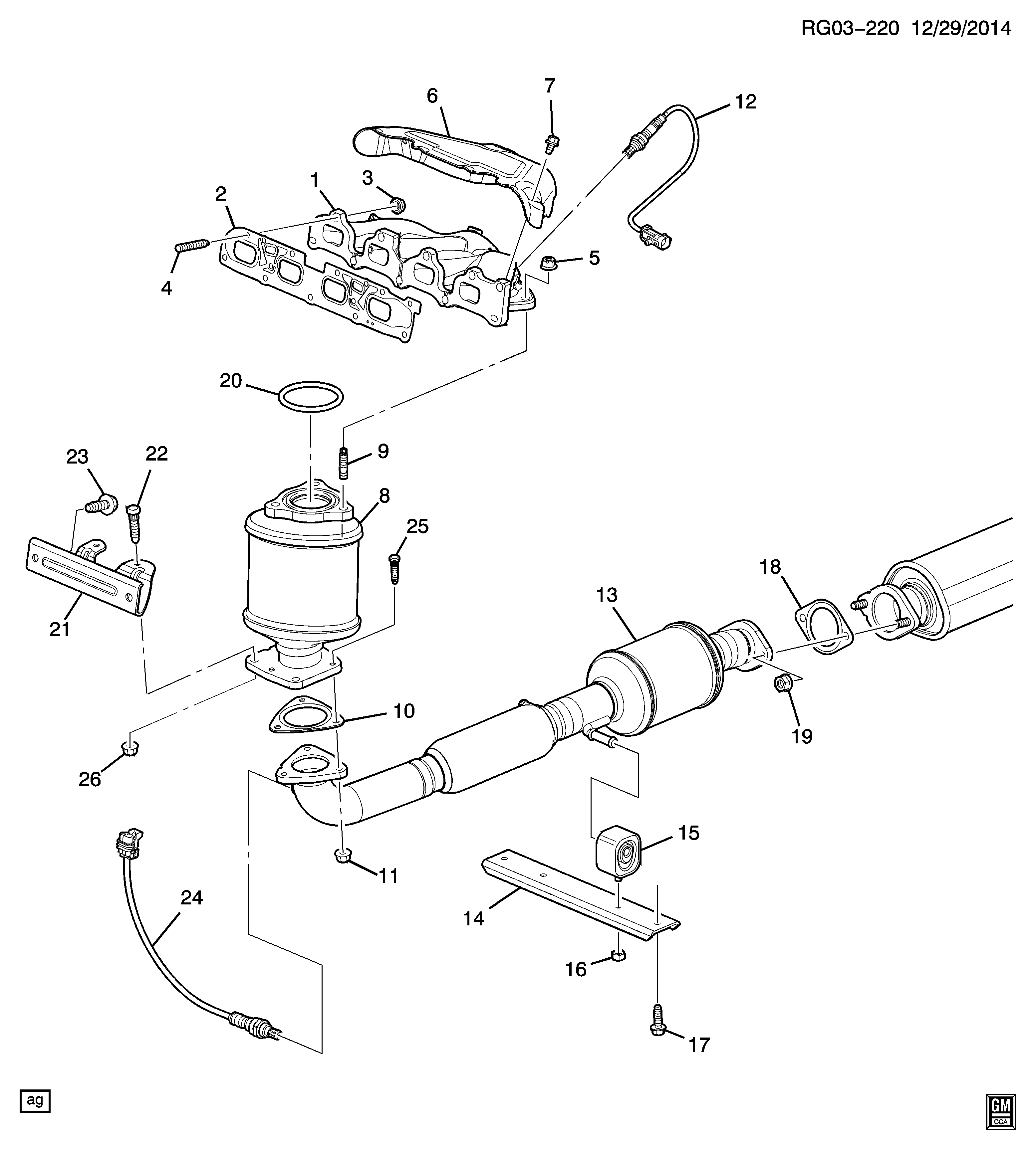 Cadillac 12 646 200 - Sonda lambda autozon.pro