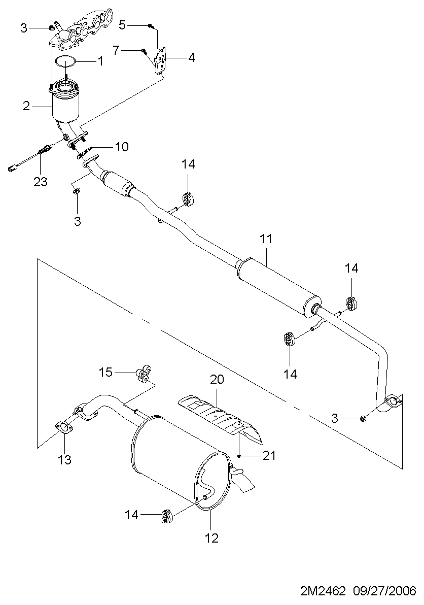 Chevrolet 96415640 - Sonda lambda autozon.pro