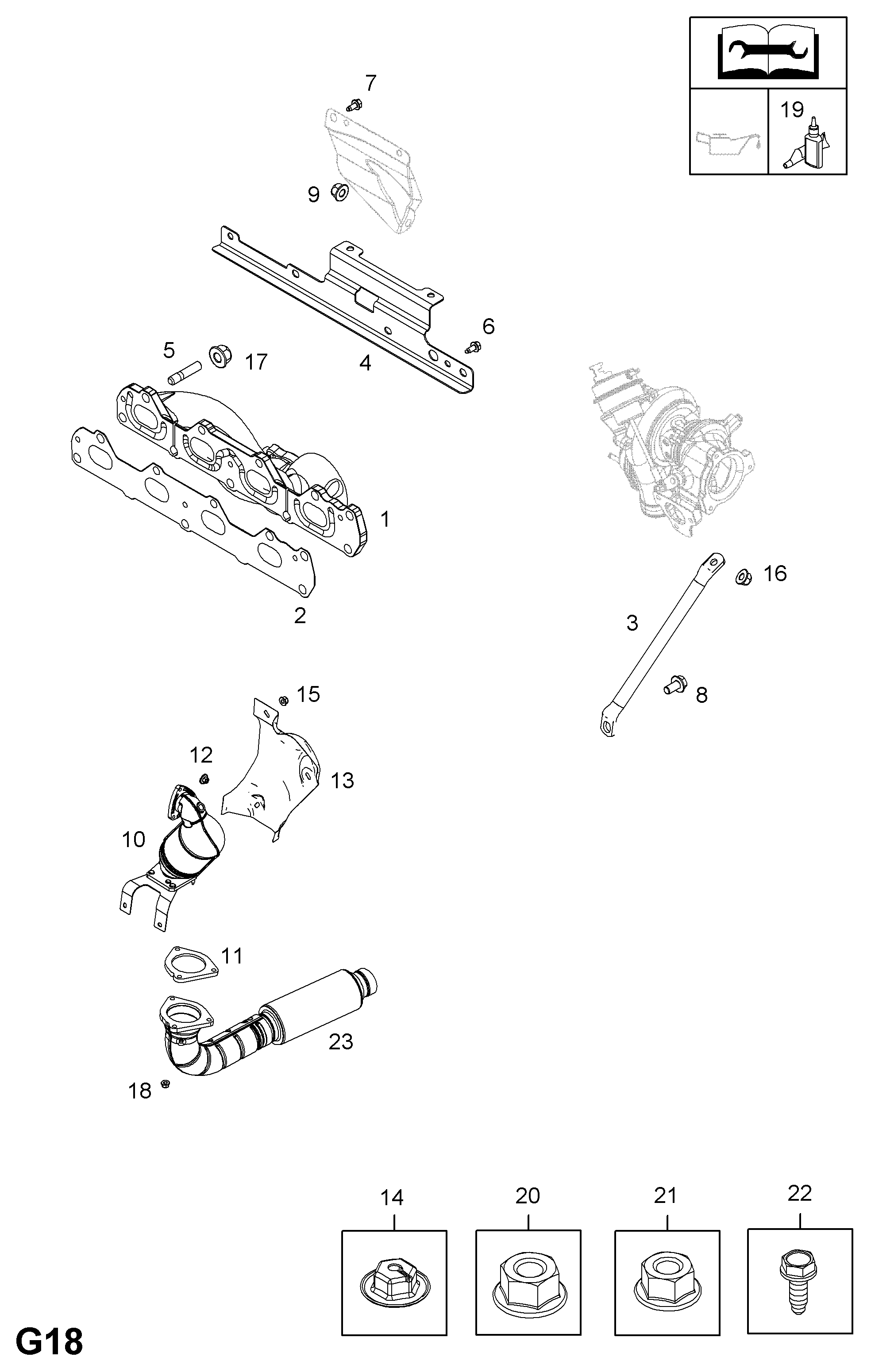 Opel 20 00 127 - Bullone / Vite autozon.pro