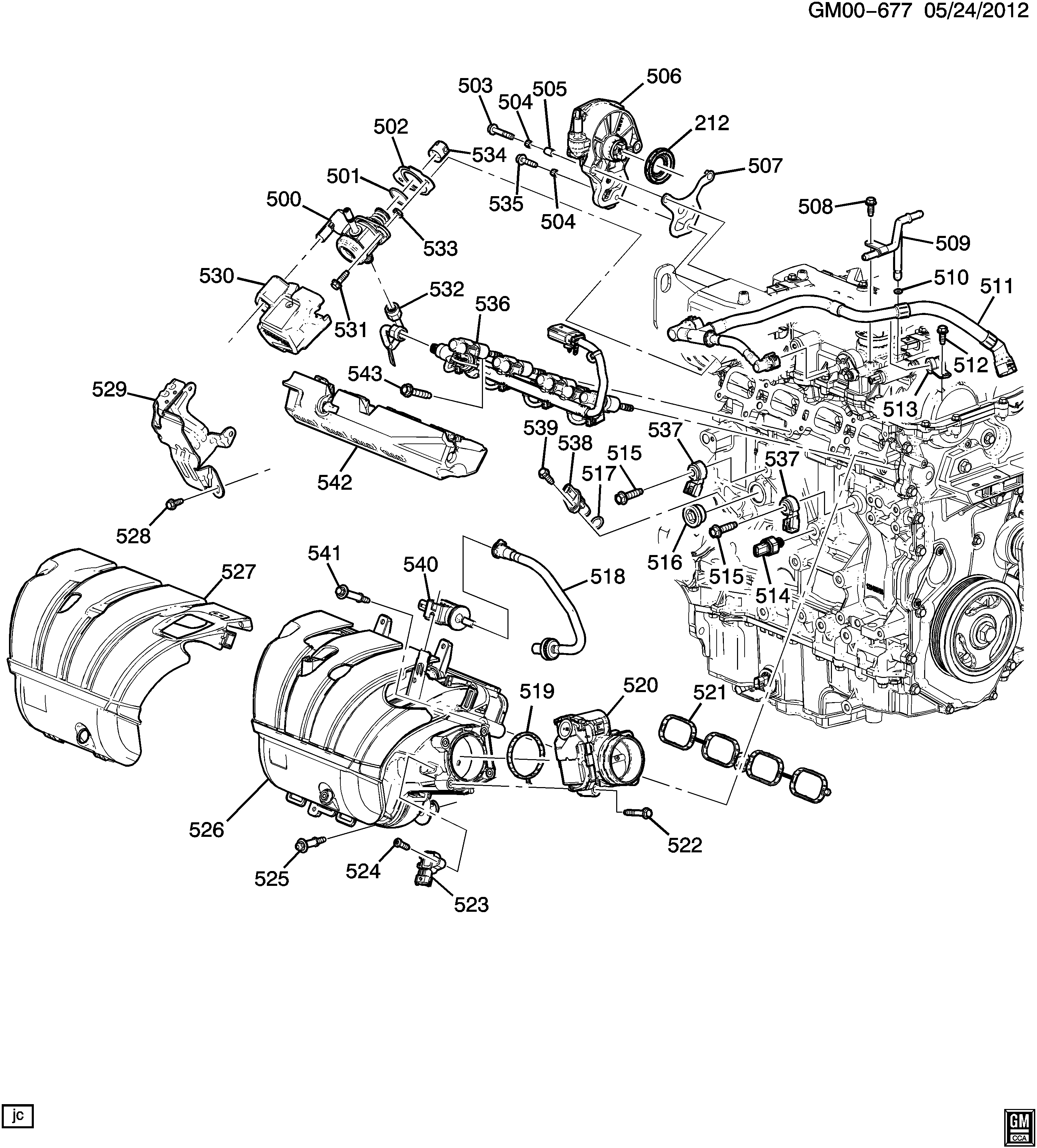 Opel 12 655 276 - Guarnizione, Collettore aspirazione autozon.pro