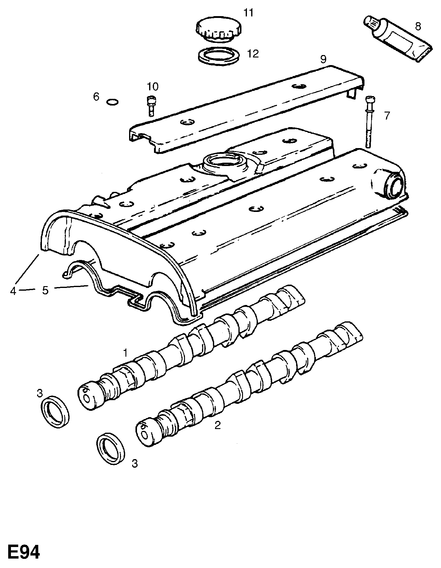 Vauxhall 20 24 346 - SCREW, M6 X 30, COVER TO CYLINDER HEAD (NLS.- USE 11098761  20 0 autozon.pro