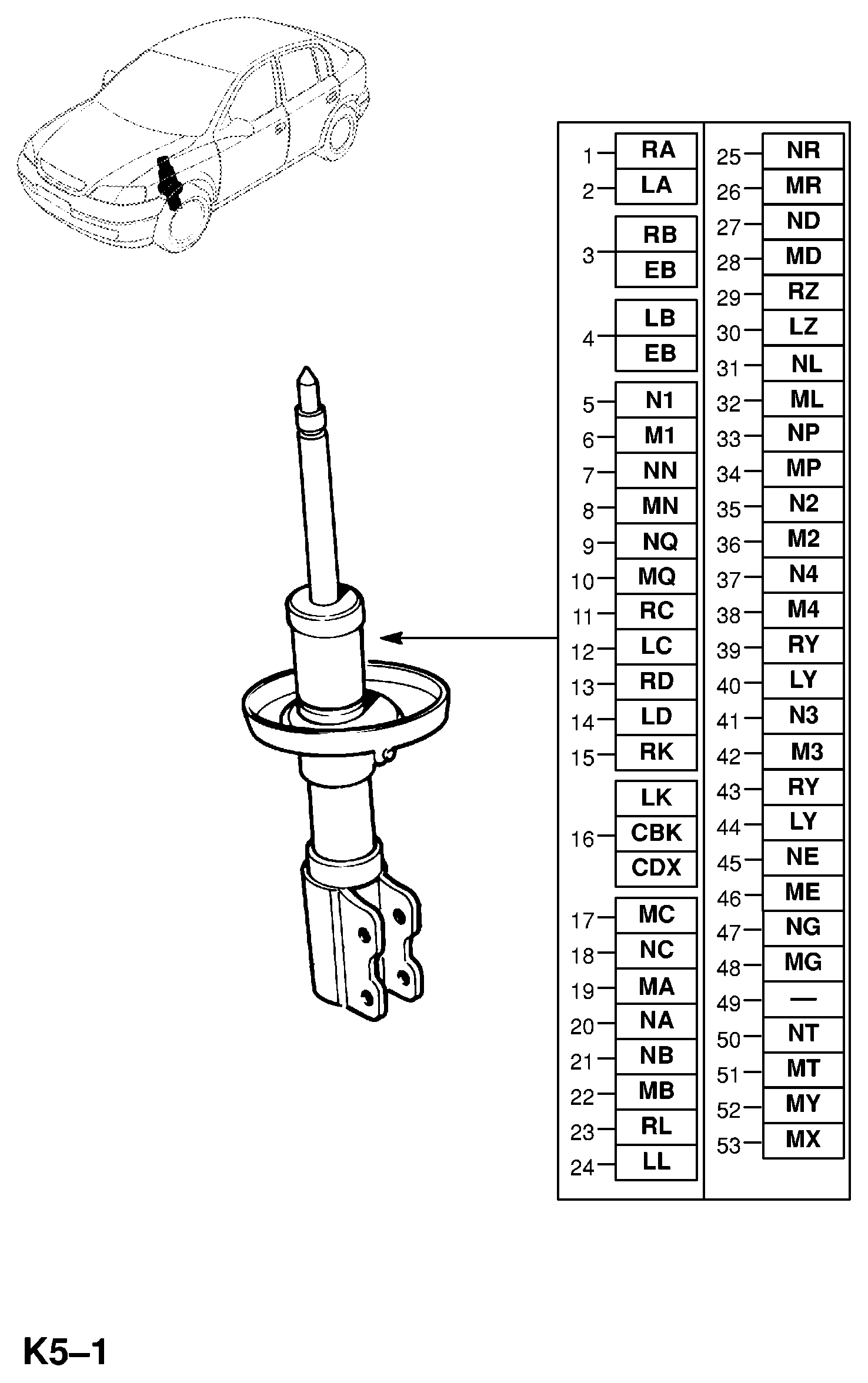 Vauxhall 344013 - Ammortizzatore autozon.pro