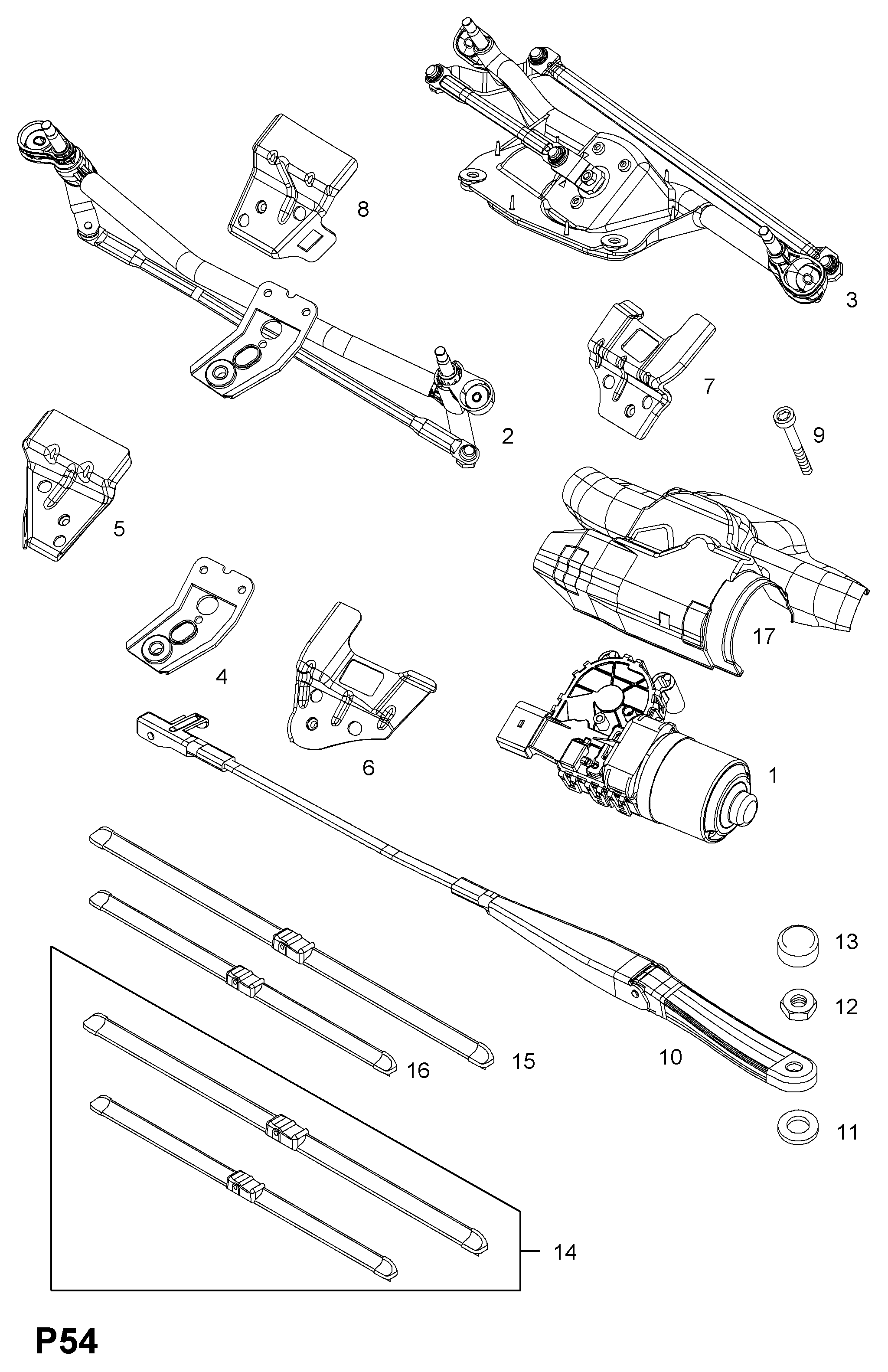 Opel 62 72 302 - Spazzola tergi autozon.pro