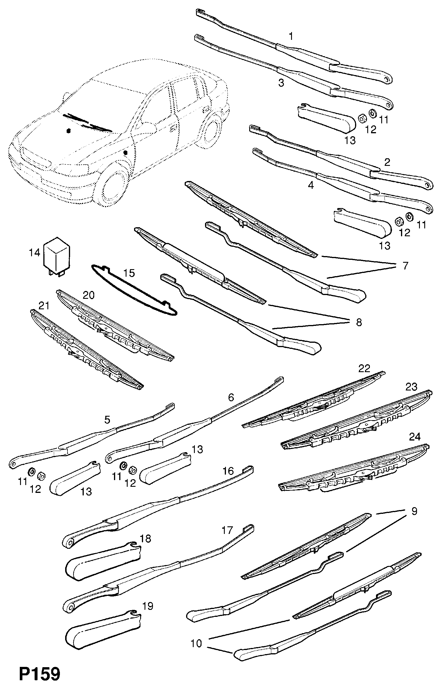 FORD 6272240 - Spazzola tergi autozon.pro