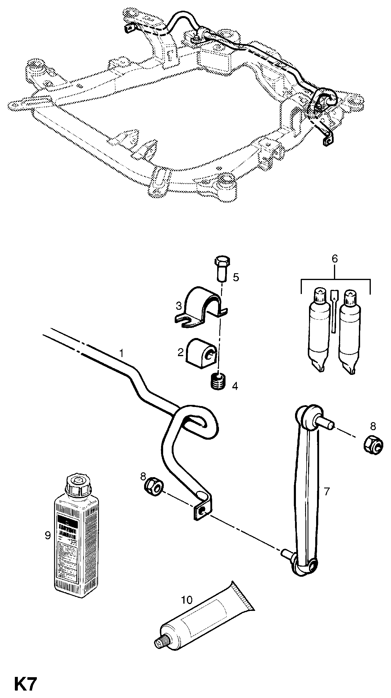 Opel 3 50 614 - Asta / Puntone, Stabilizzatore autozon.pro