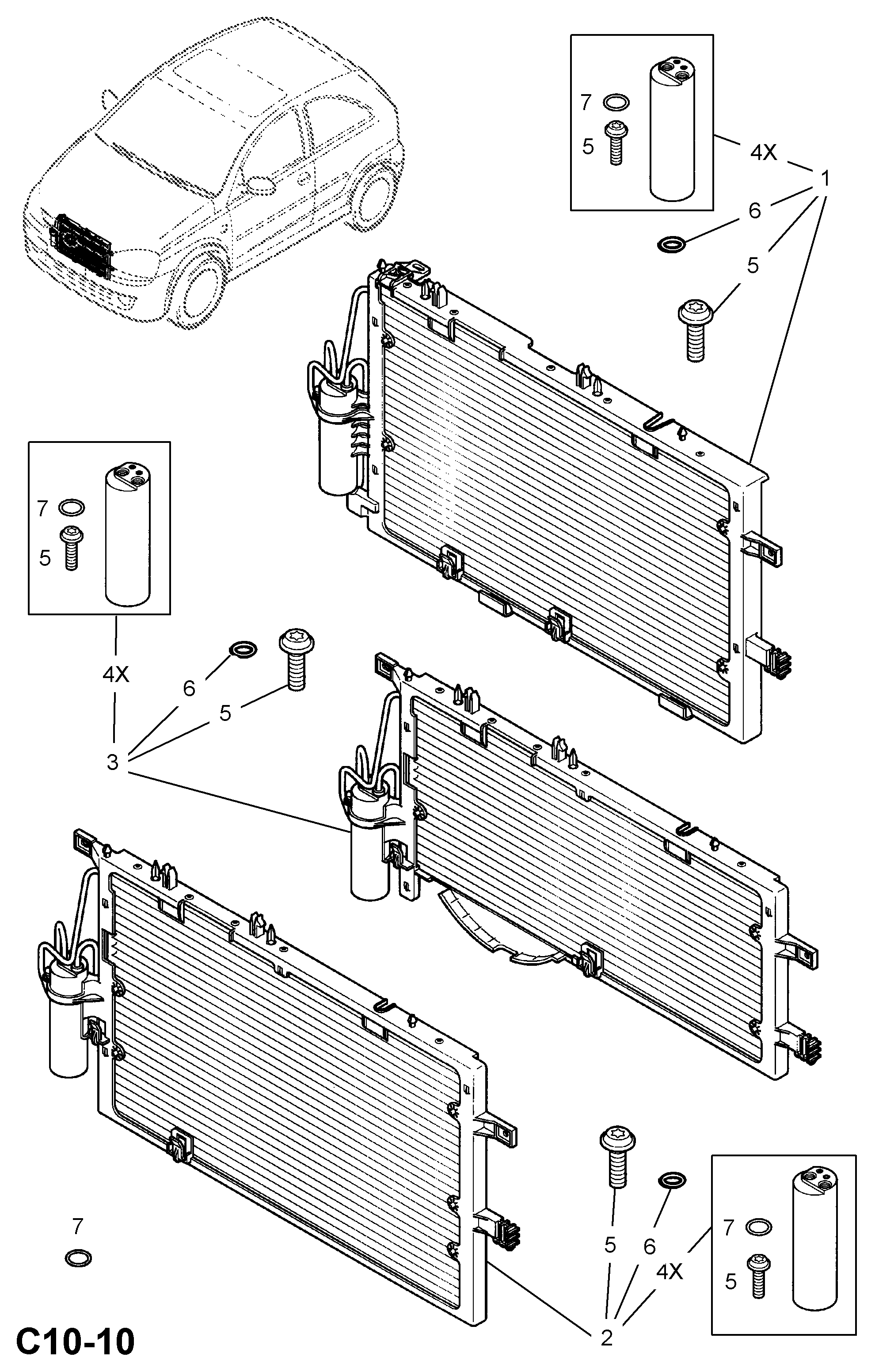 OM 1850093 - Condensatore, Climatizzatore autozon.pro