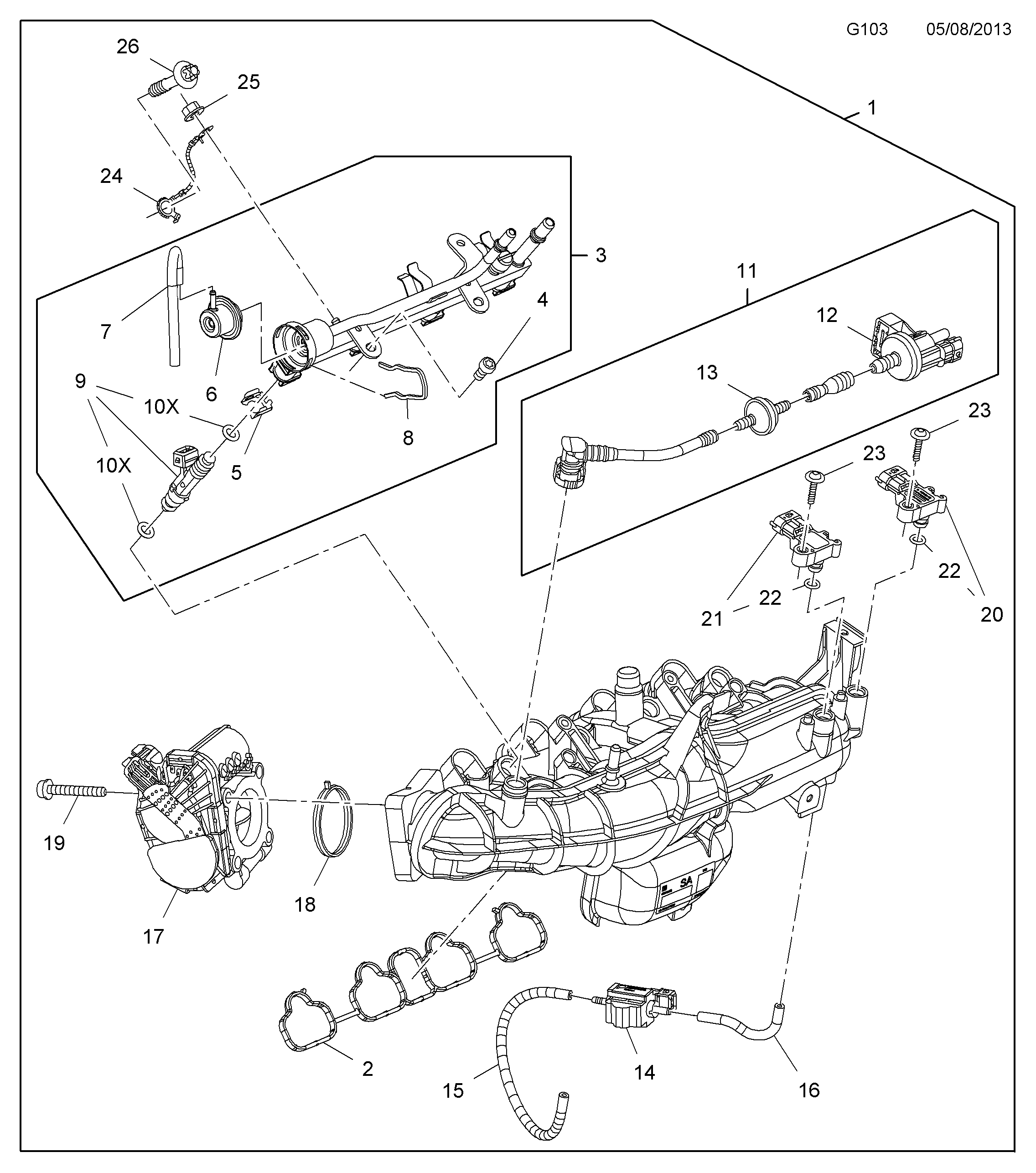 Opel 8 17 035 - Kit anelli tenuta, Iniettore autozon.pro