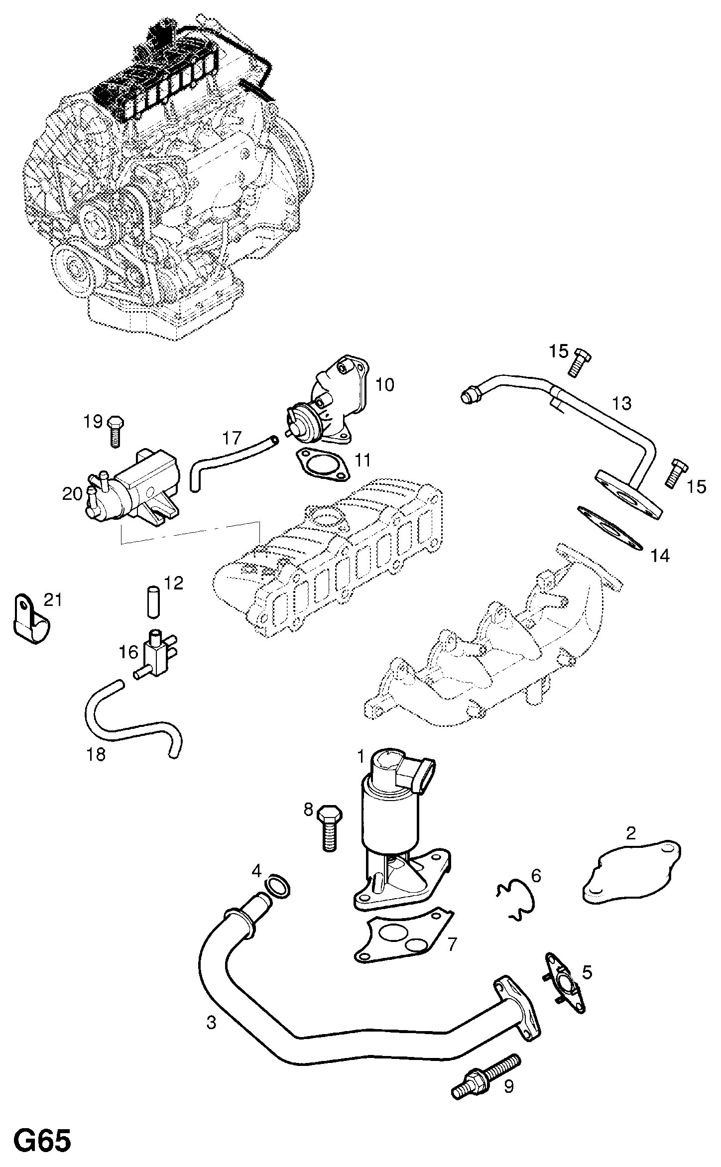 Opel 8 51 802 - Convertitore pressione, Controllo gas scarico autozon.pro