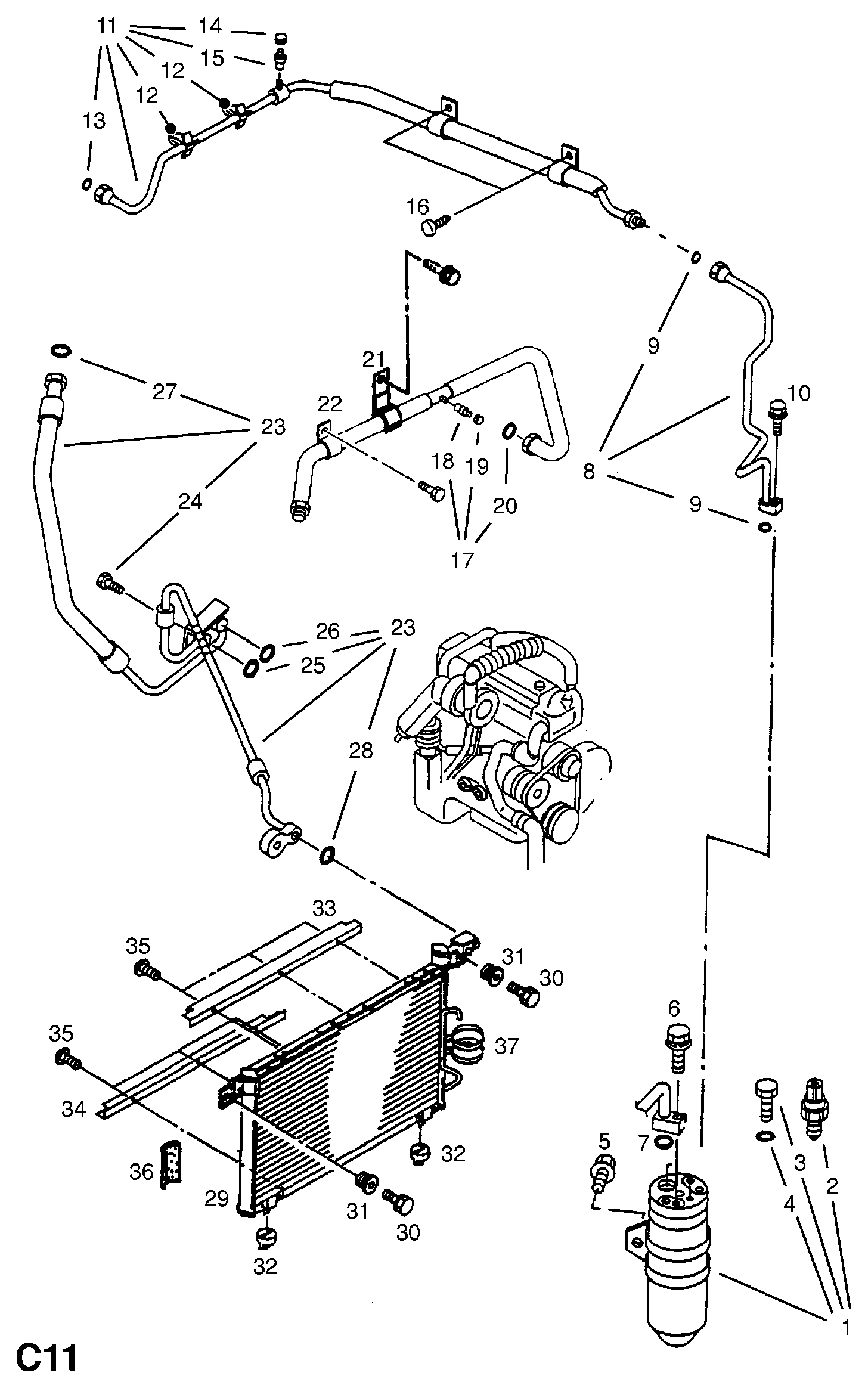 FORD 1848532 - Kit pastiglie freno, Freno a disco autozon.pro