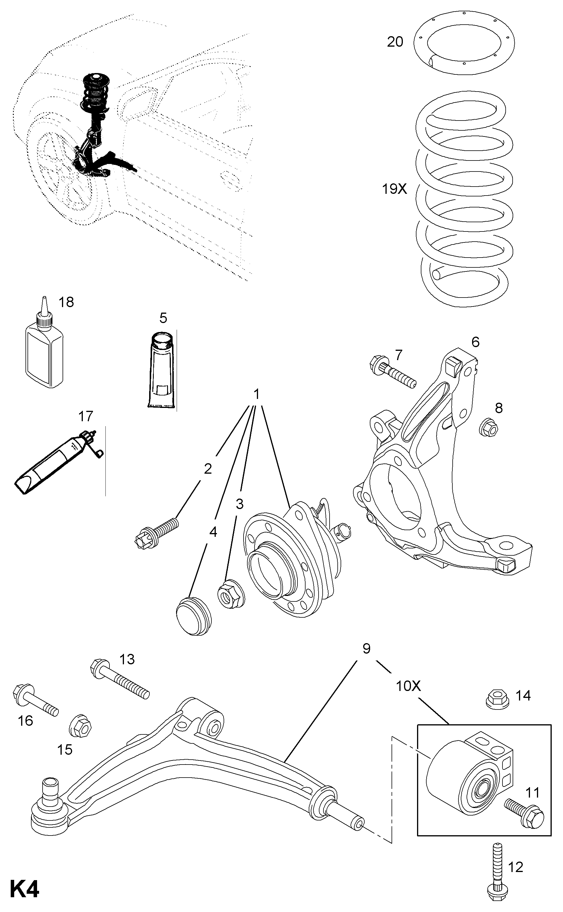 Opel 330396 - Kit cuscinetto ruota autozon.pro