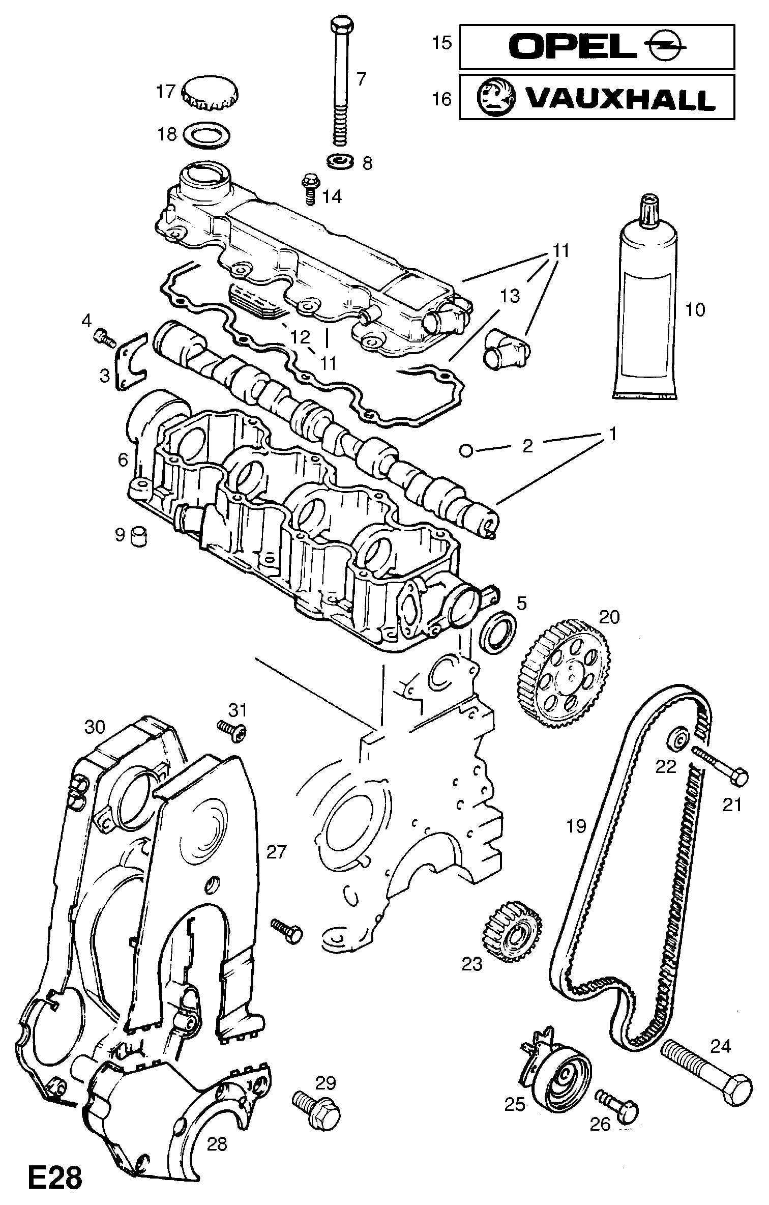 Opel 56 36 722 - Rullo tenditore, Cinghia dentata autozon.pro