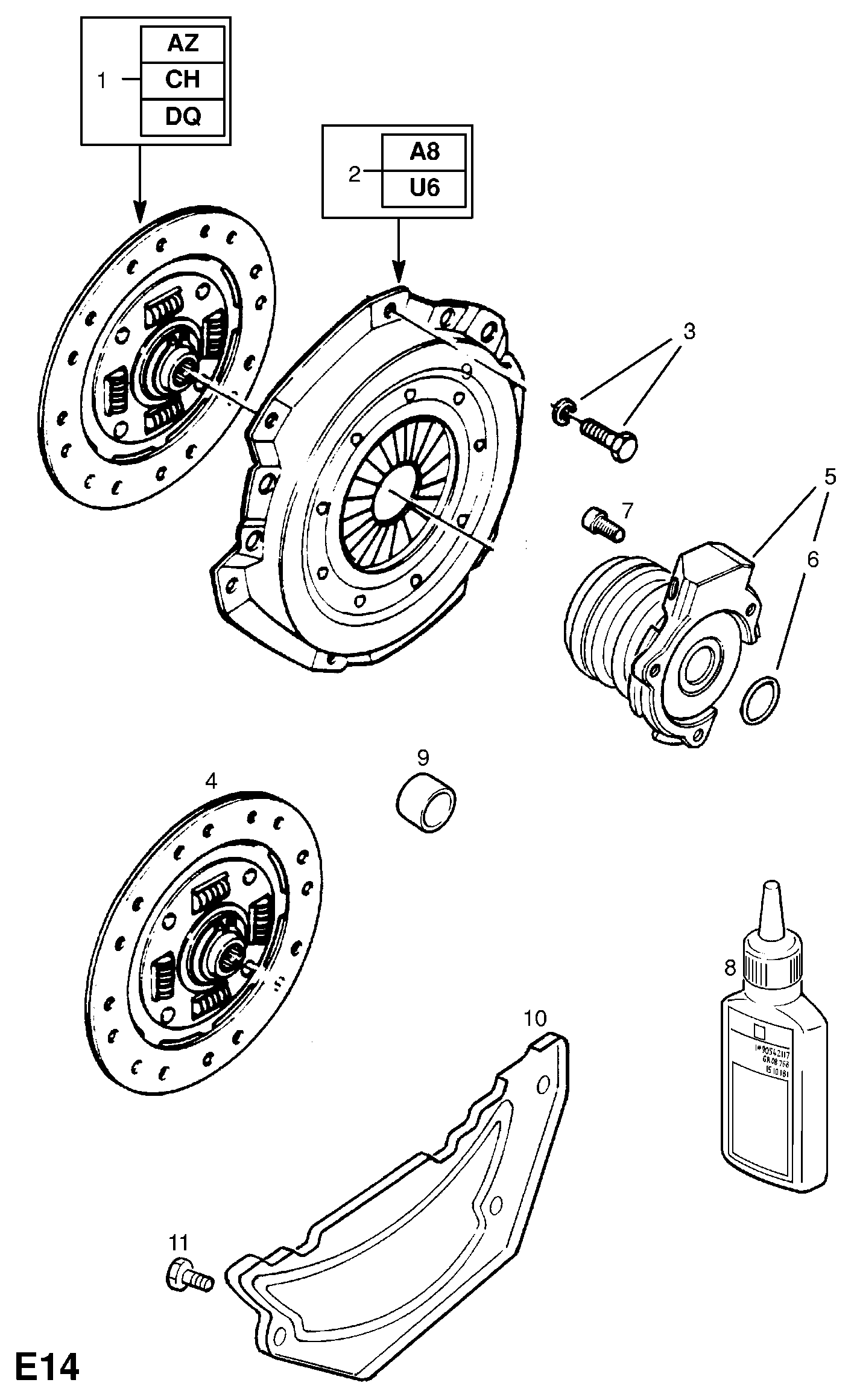 Opel 6 66 022 - Spingidisco frizione autozon.pro