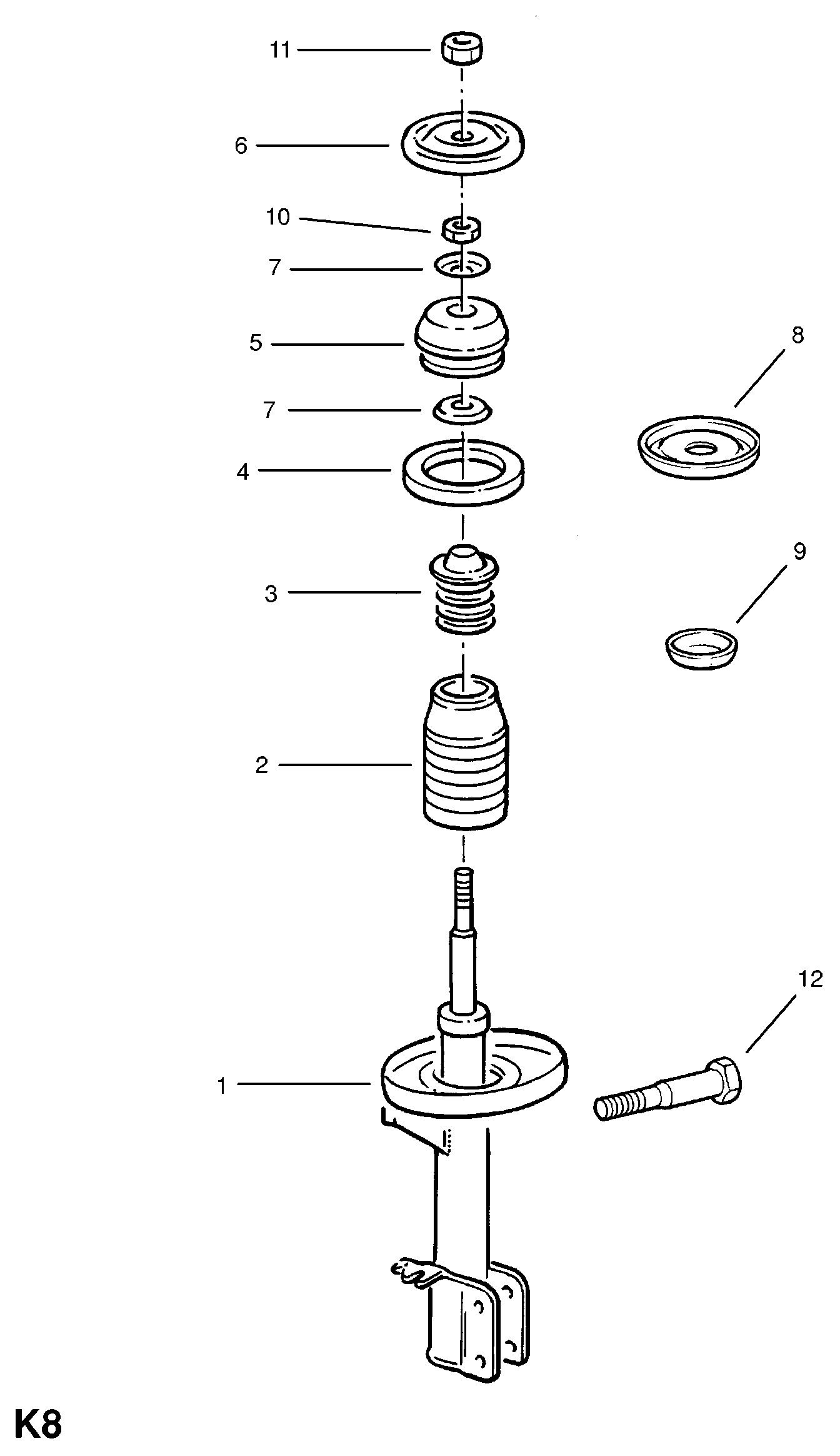 Opel 344 219 - Ammortizzatore autozon.pro