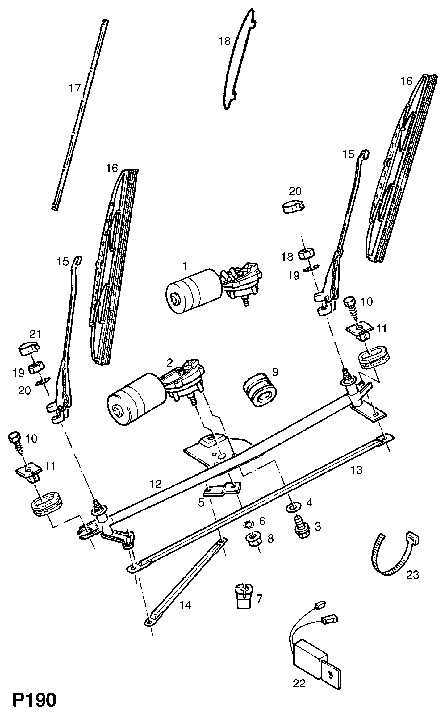 Opel 12 72 208 - Spazzola tergi autozon.pro