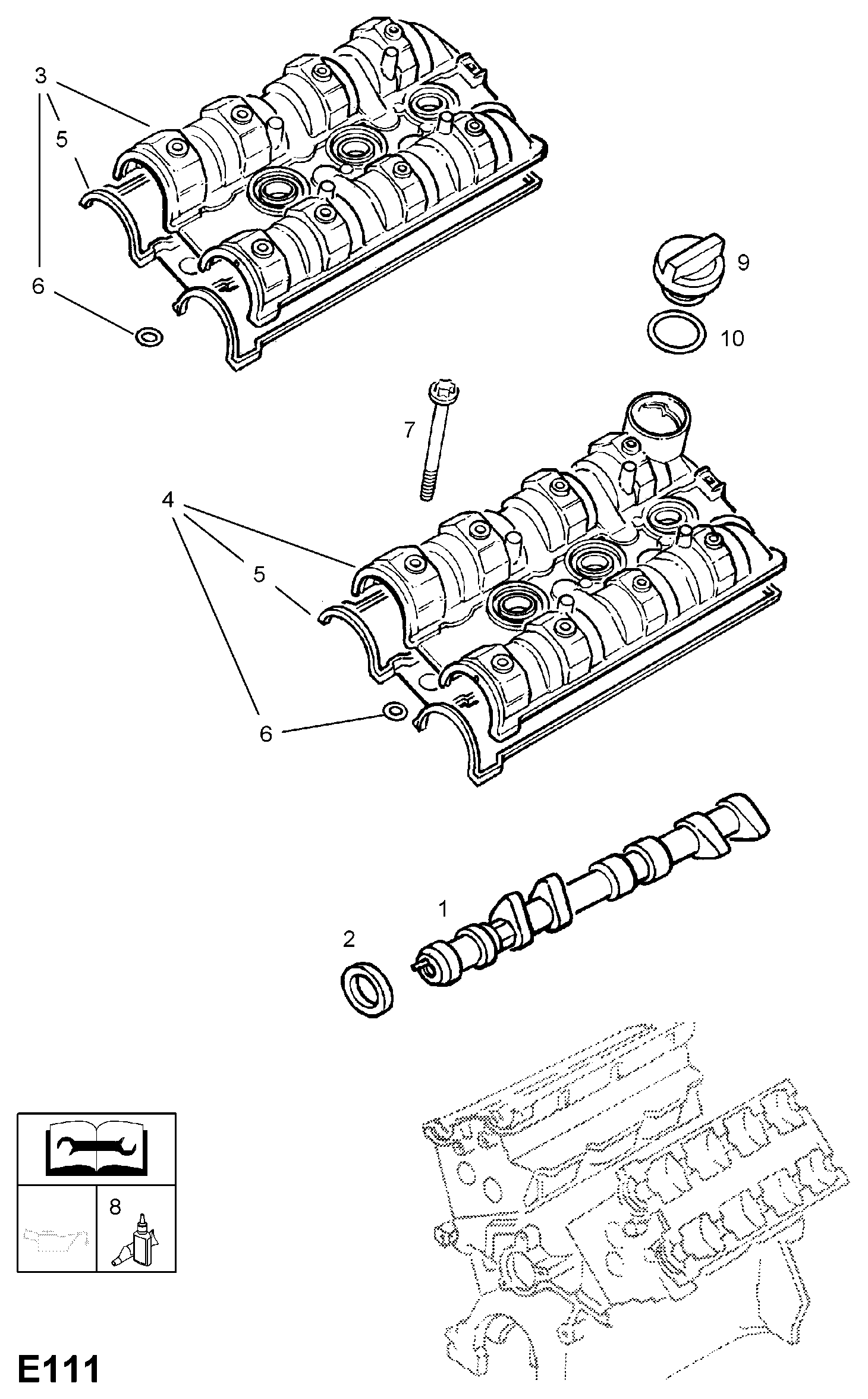 FORD 1503296 - Guarnizione, Copritestata autozon.pro