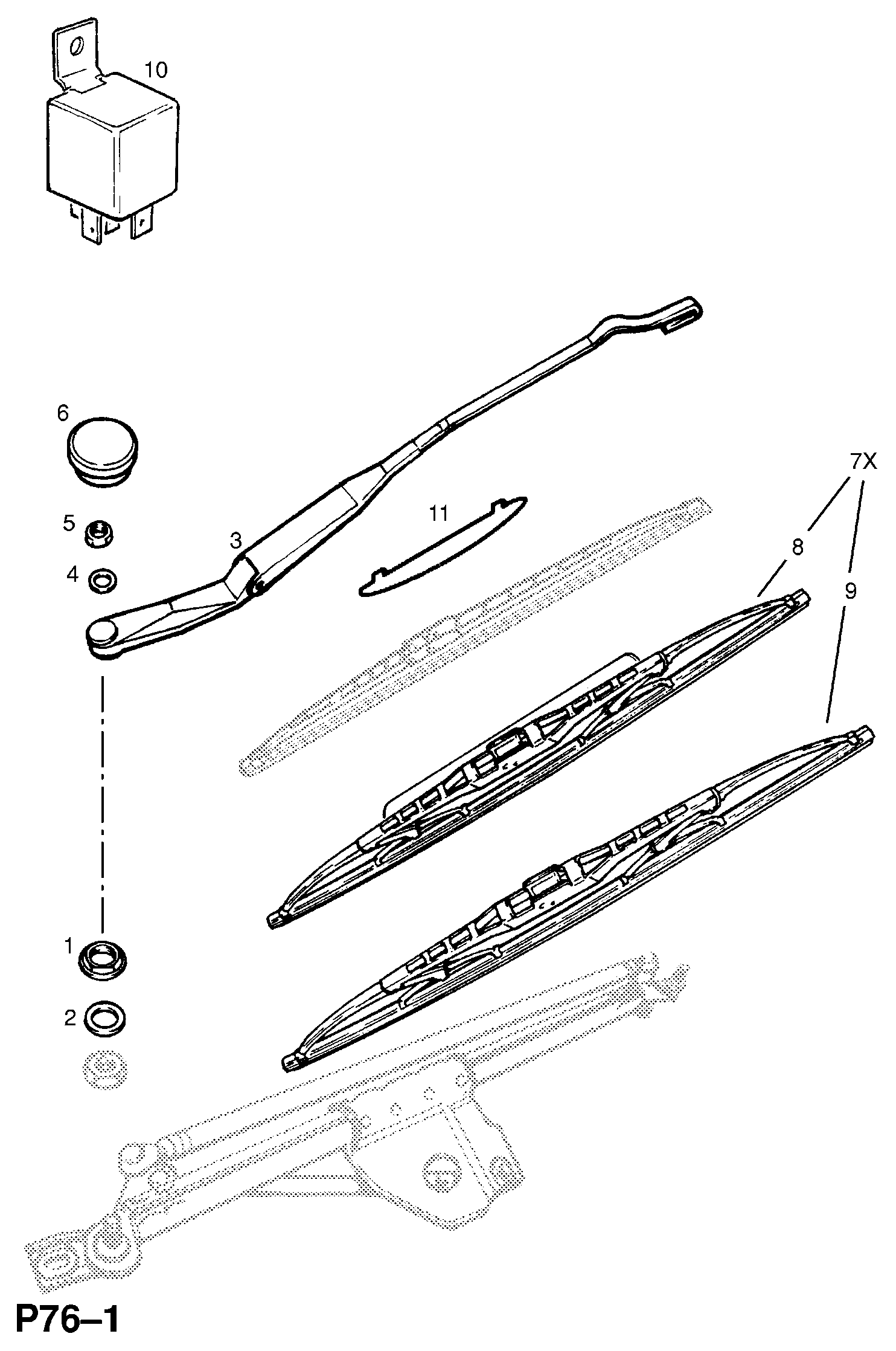 Opel 6272246 - Spazzola tergi autozon.pro