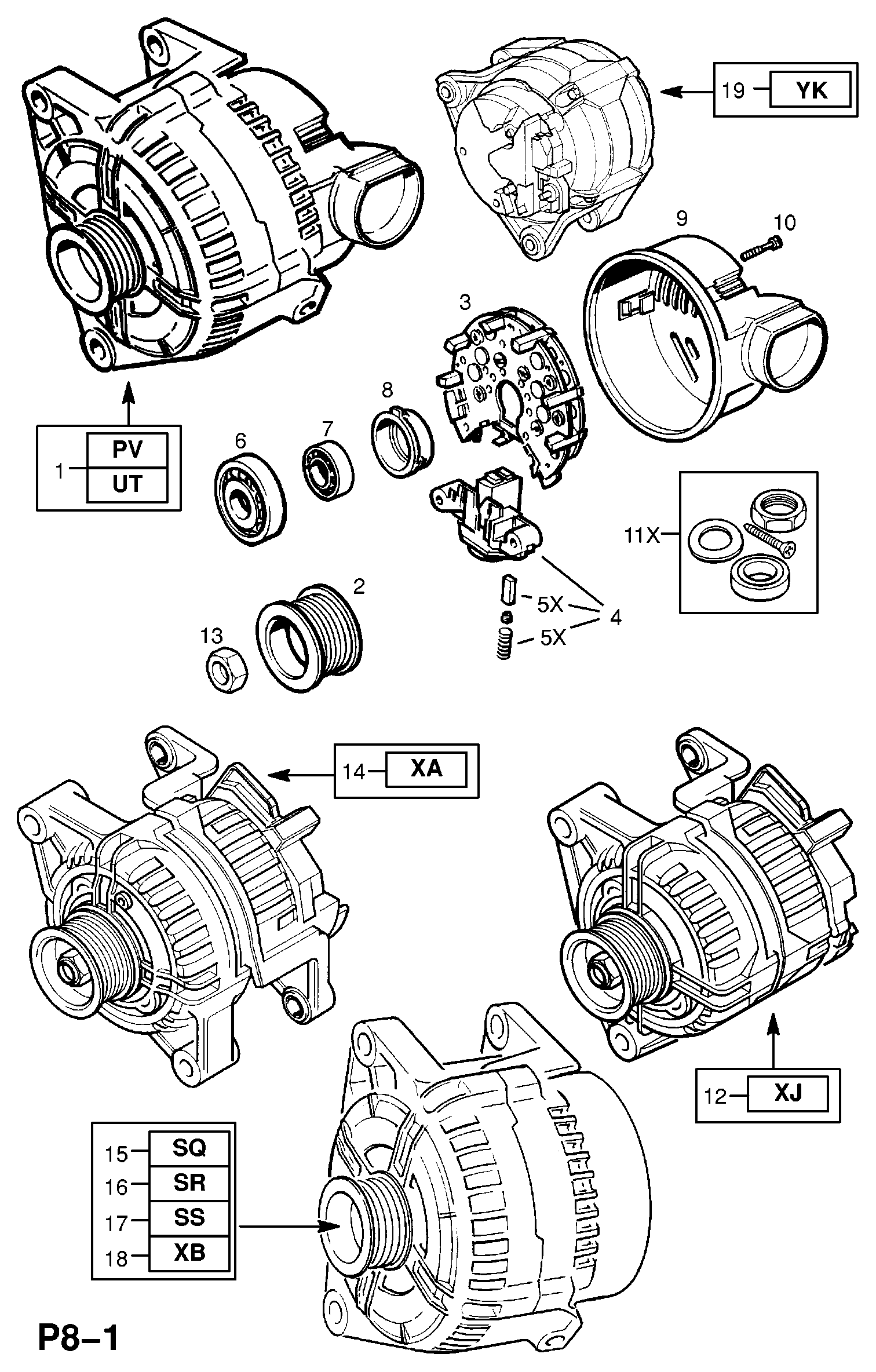 Opel 12 04 231 - Regolatore alternatore autozon.pro