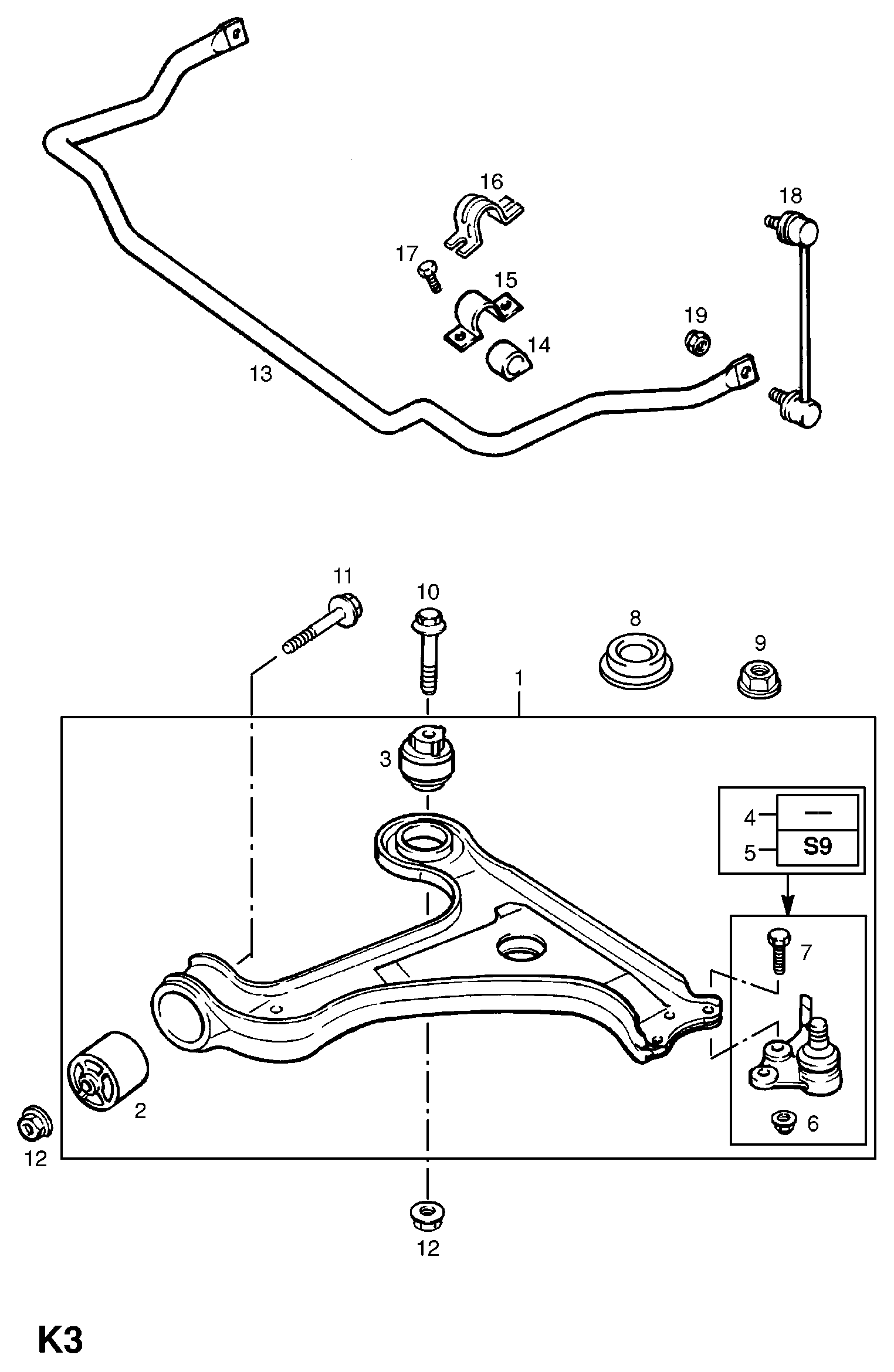 Opel 3 52 457 - Supporto, Braccio oscillante autozon.pro