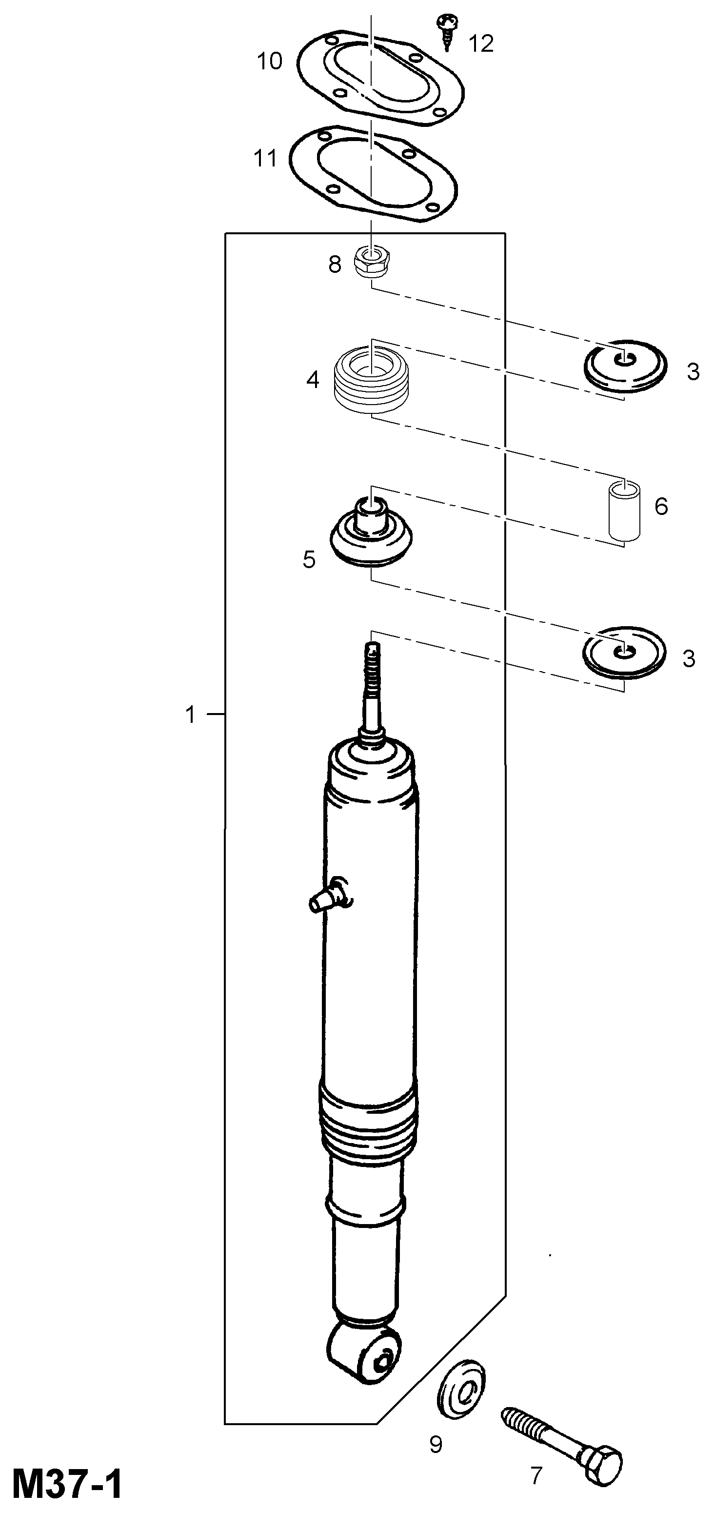 Opel 436274 - Ammortizzatore autozon.pro