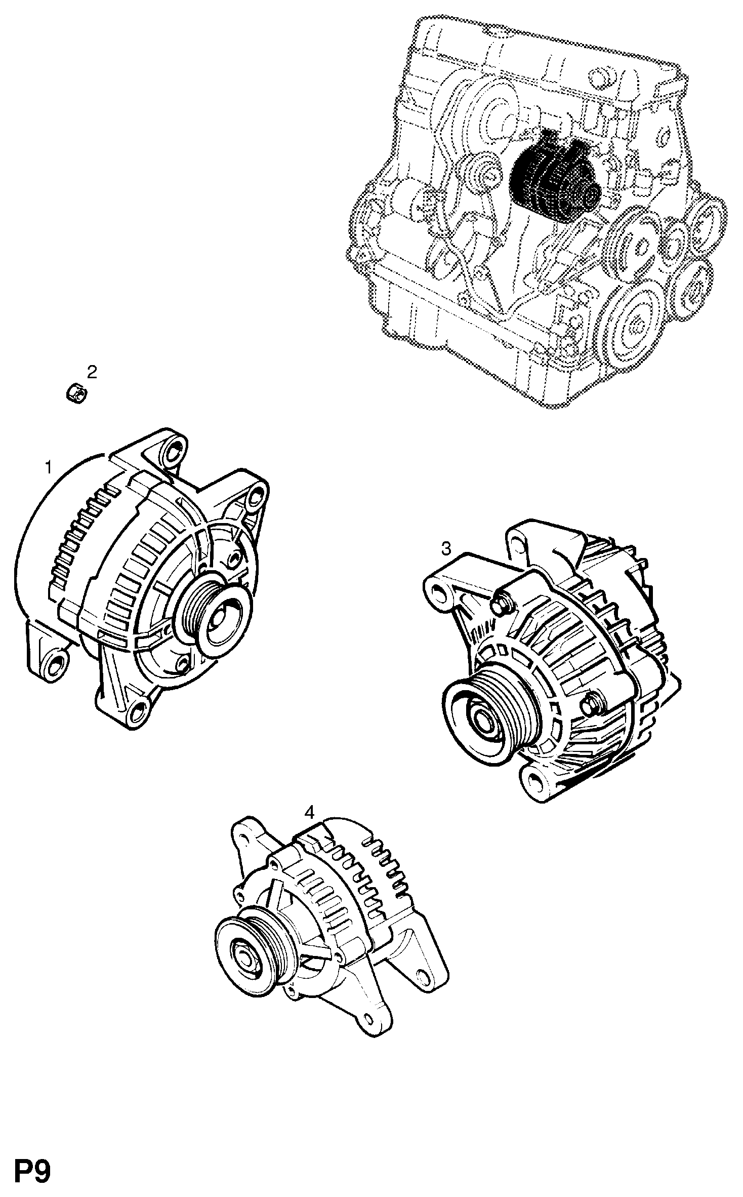 Opel 62 04 037 - Alternatore autozon.pro