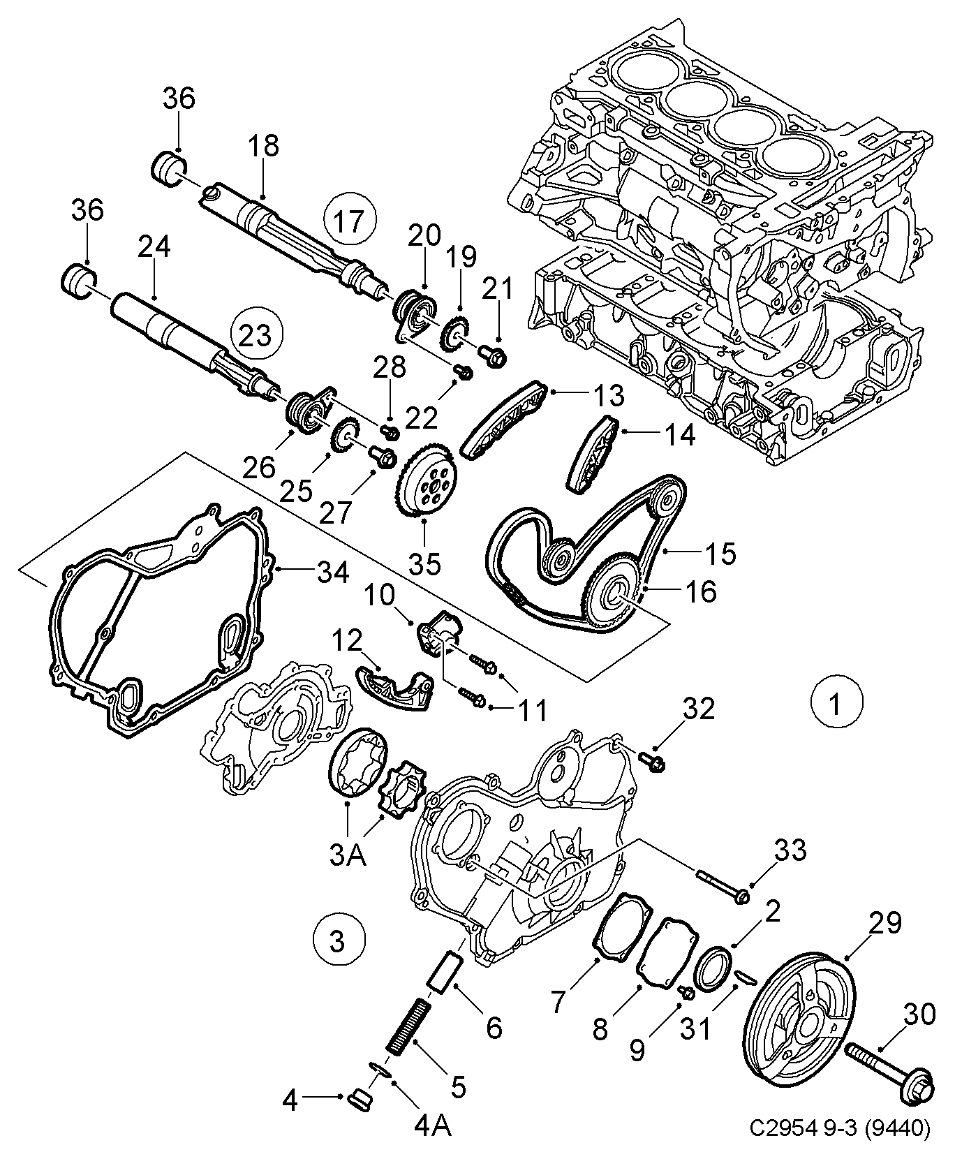 Vauxhall 55354439 - Kit catena distribuzione autozon.pro