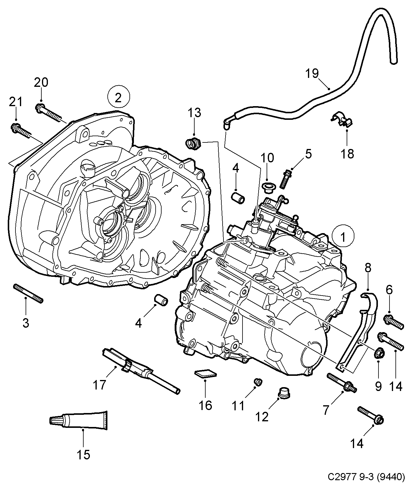 Opel 90 543 772 - Guarnizione, Coppa olio autozon.pro