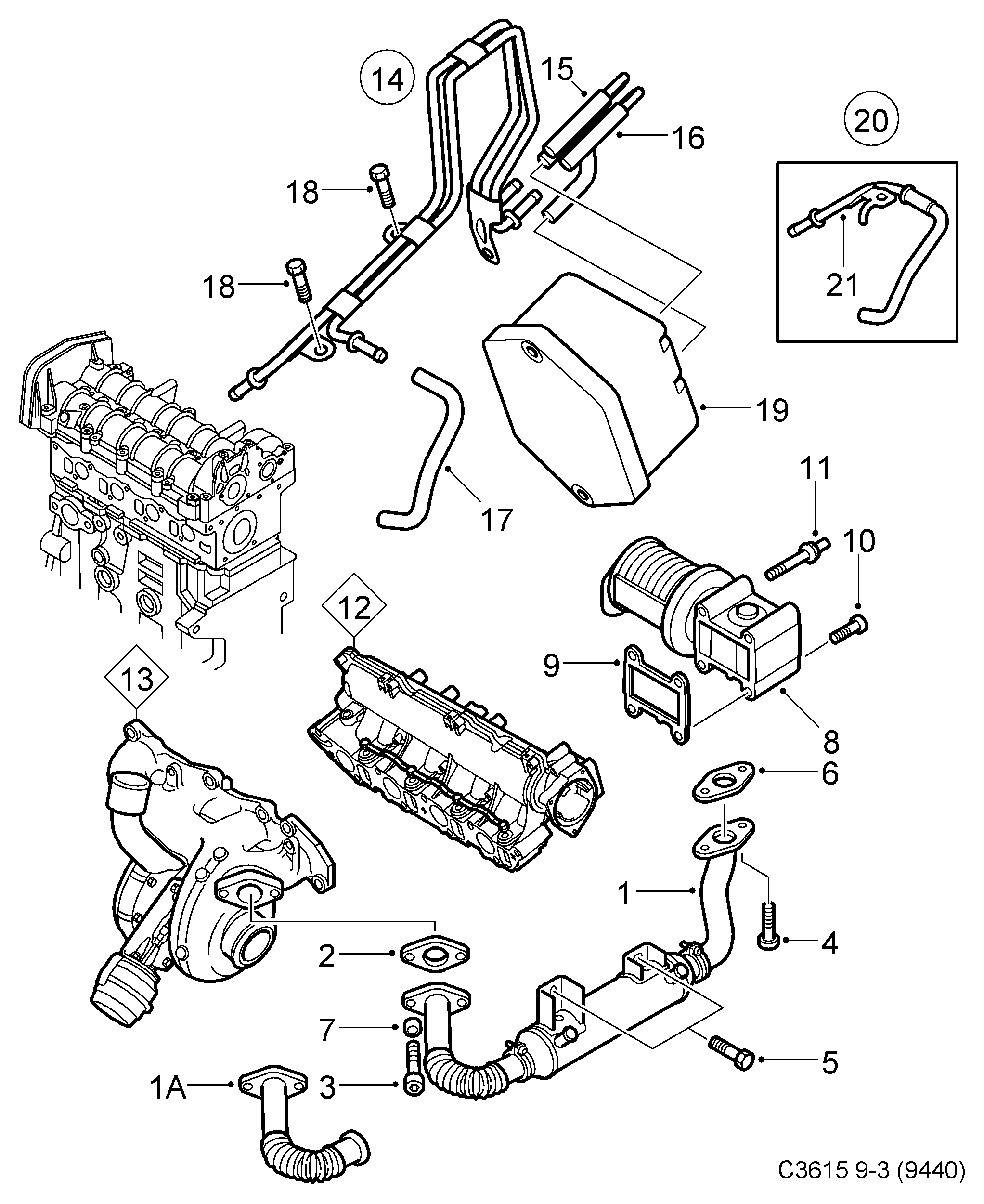 SAAB 93181981 - Valvola ricircolo gas scarico-EGR autozon.pro