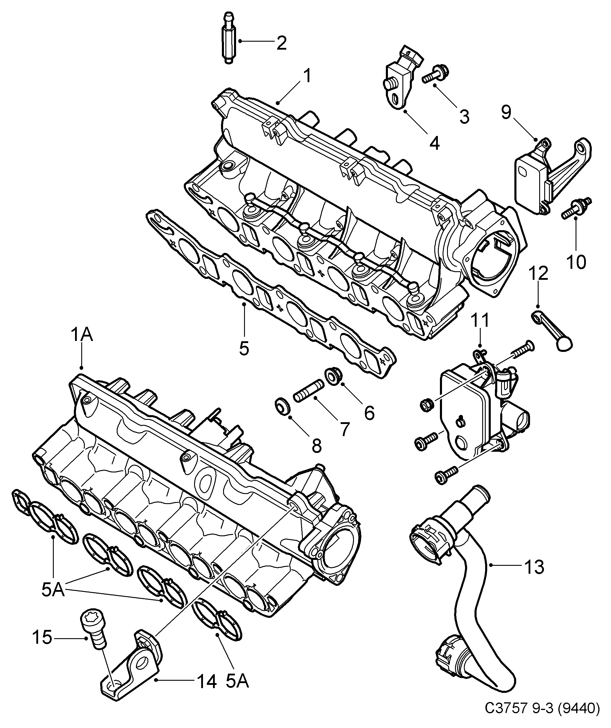 Lancia 55210201 - Modulo collettore aspirazione autozon.pro