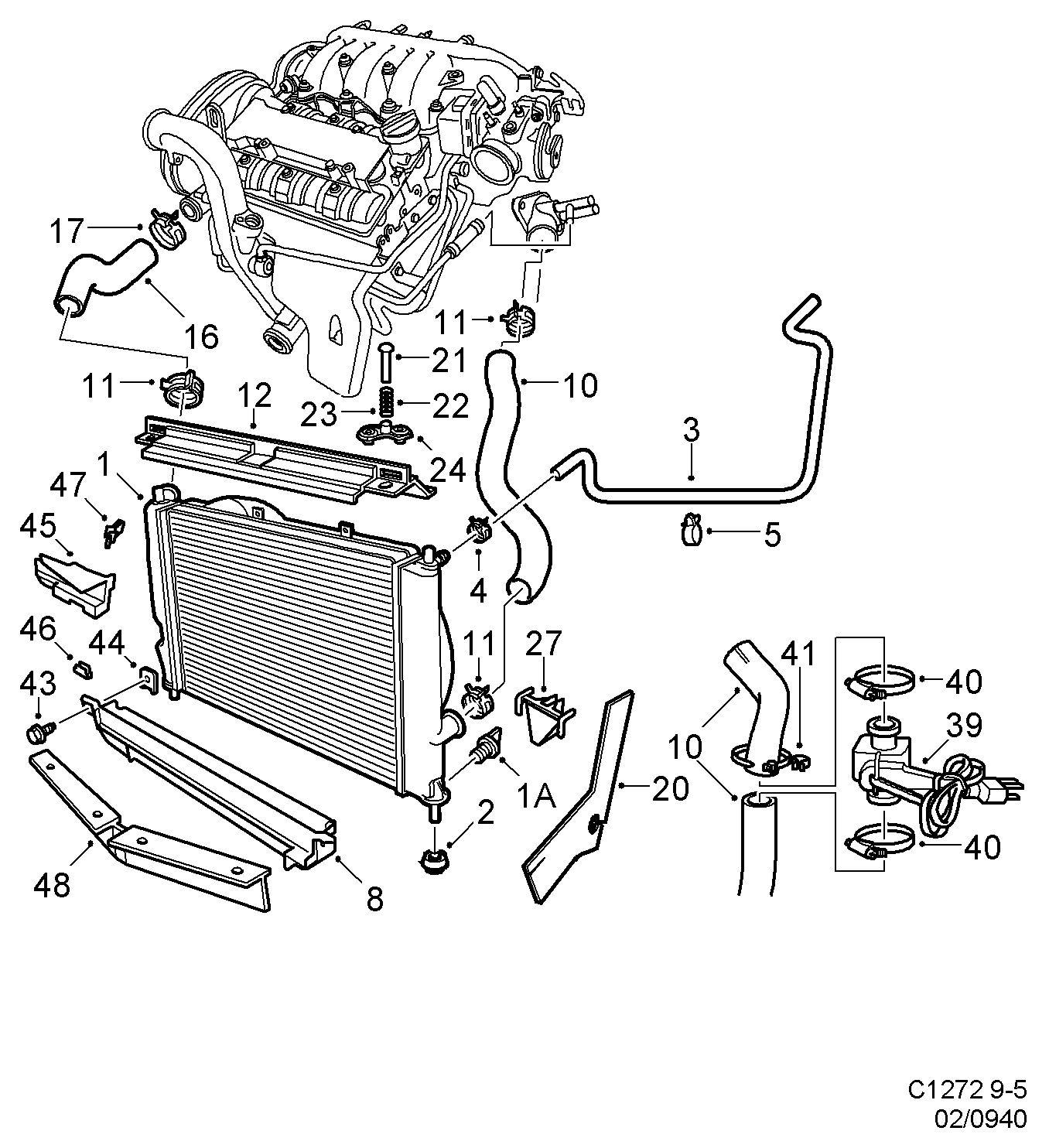 Opel 4575734 - Radiatore, Raffreddamento motore autozon.pro