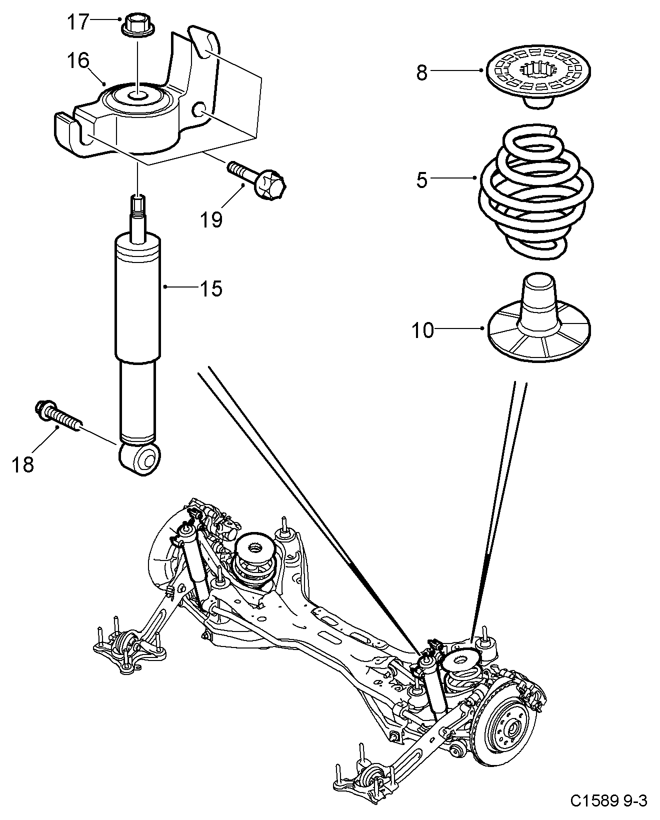 SAAB 12776252 - Ammortizzatore autozon.pro